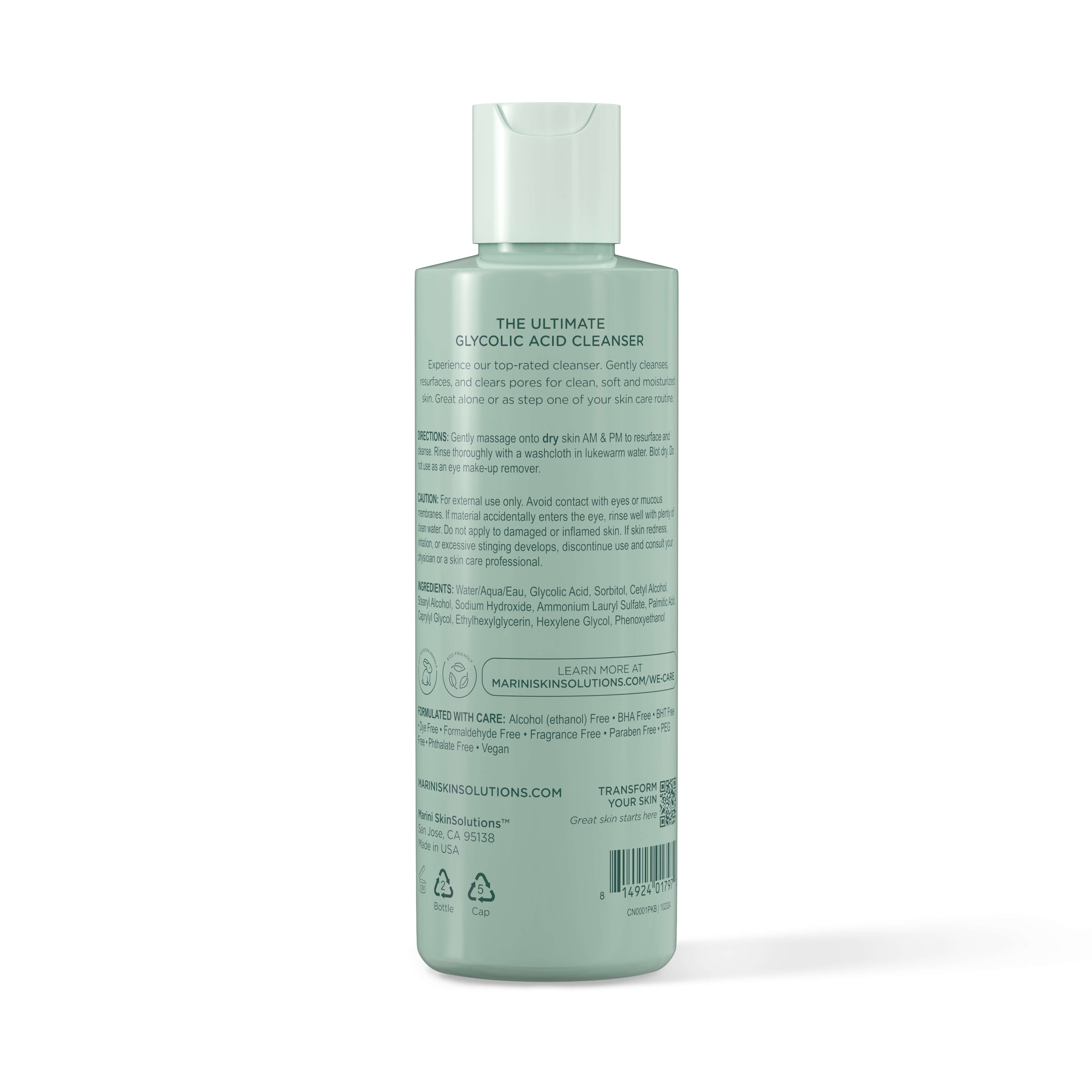 Marini Skin Solutions Bioglycolic Face Cleanser