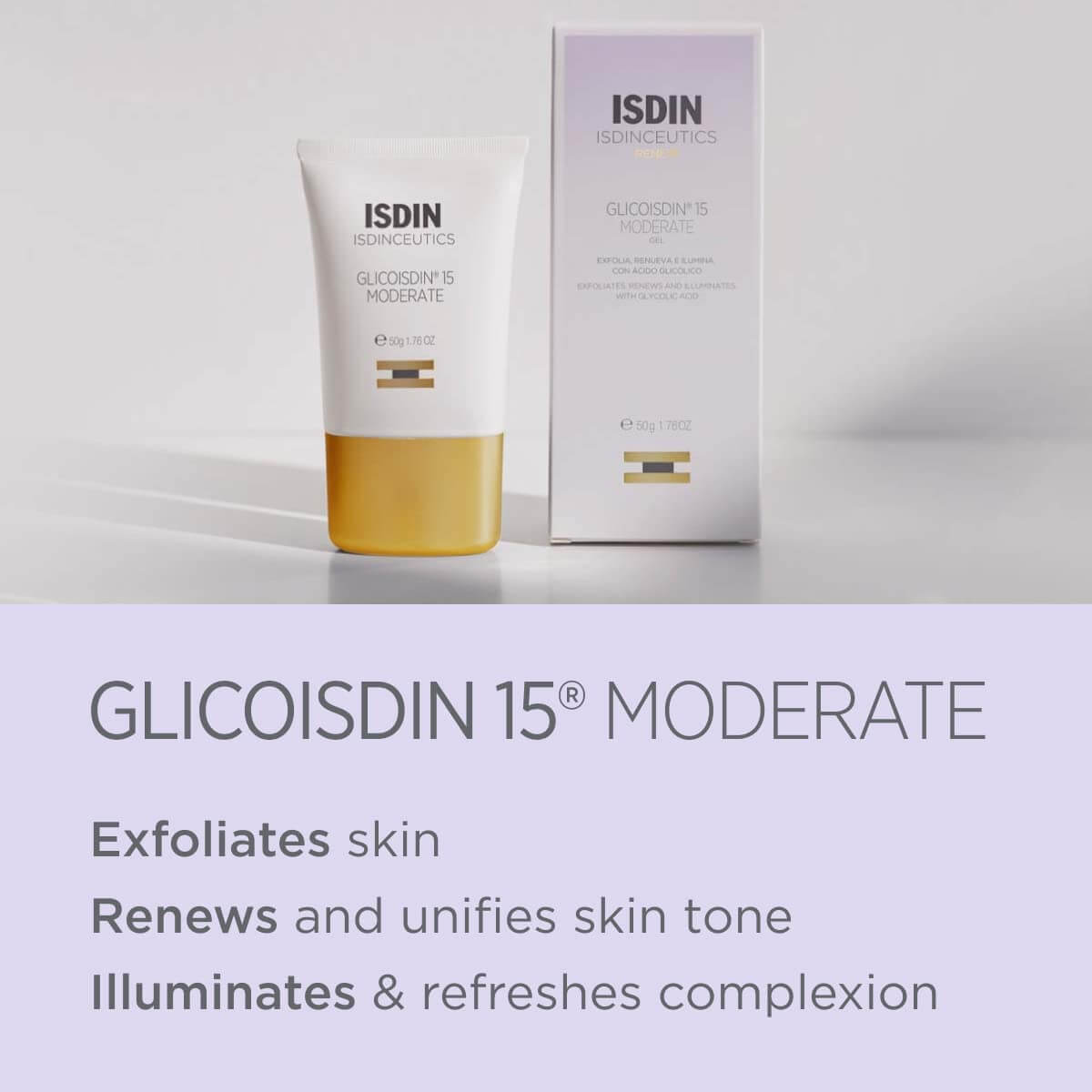 ISDIN ISDINCEUTICS Glicoisdin 15 Moderate Exfoliating Glycolic Acid Face Gel