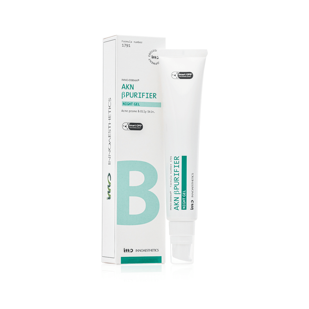 Innoaesthetics INNO-DERMA AKN Β Purifier Night Gel (1 X 50G)