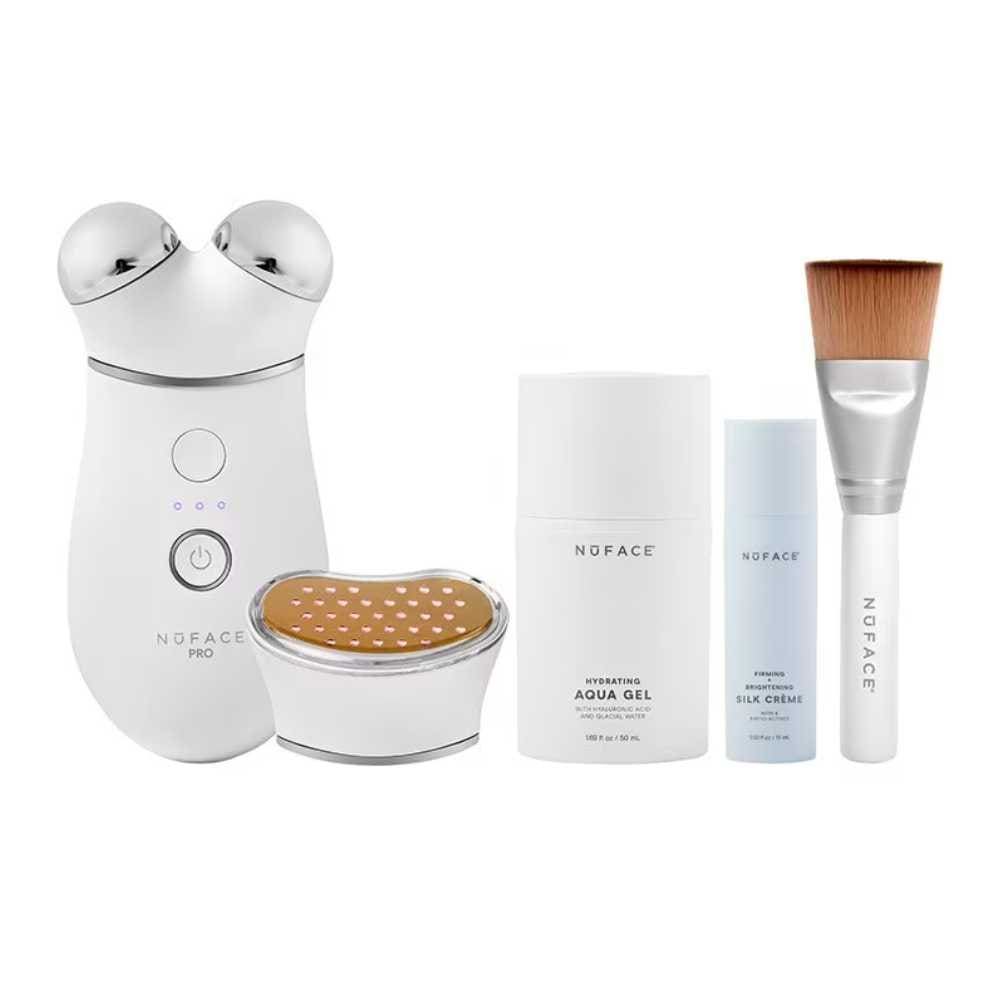 NuFACE TRINITY+ PRO Facial Toning Device with Wrinkle Reducer (TWR) Attachment