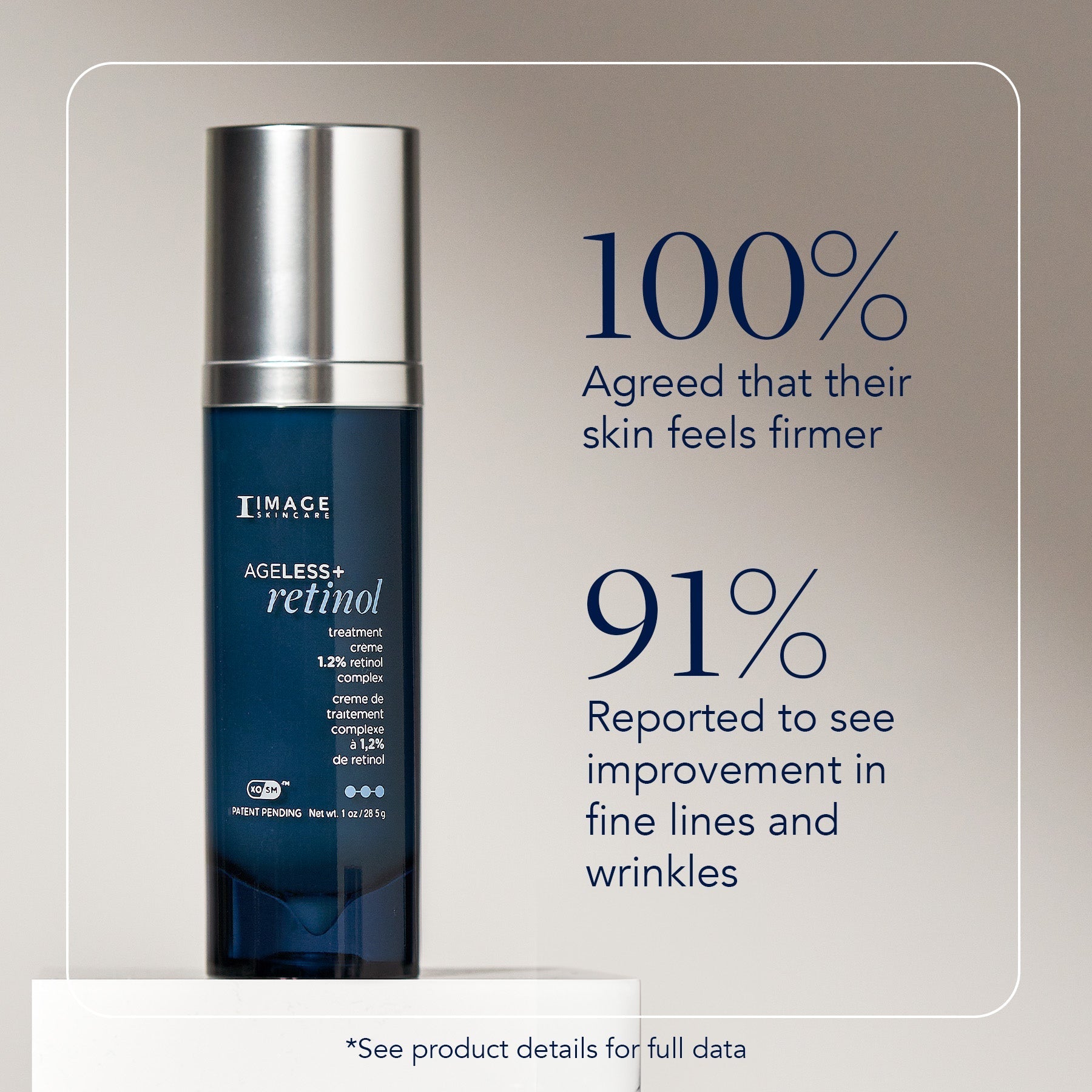 IMAGE AGELESS+ retinol treatment crème 1.2% retinol complex