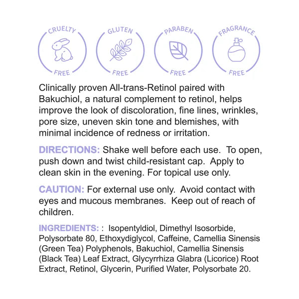 Replenix Retinol + Bakuchiol Concentrated Serum