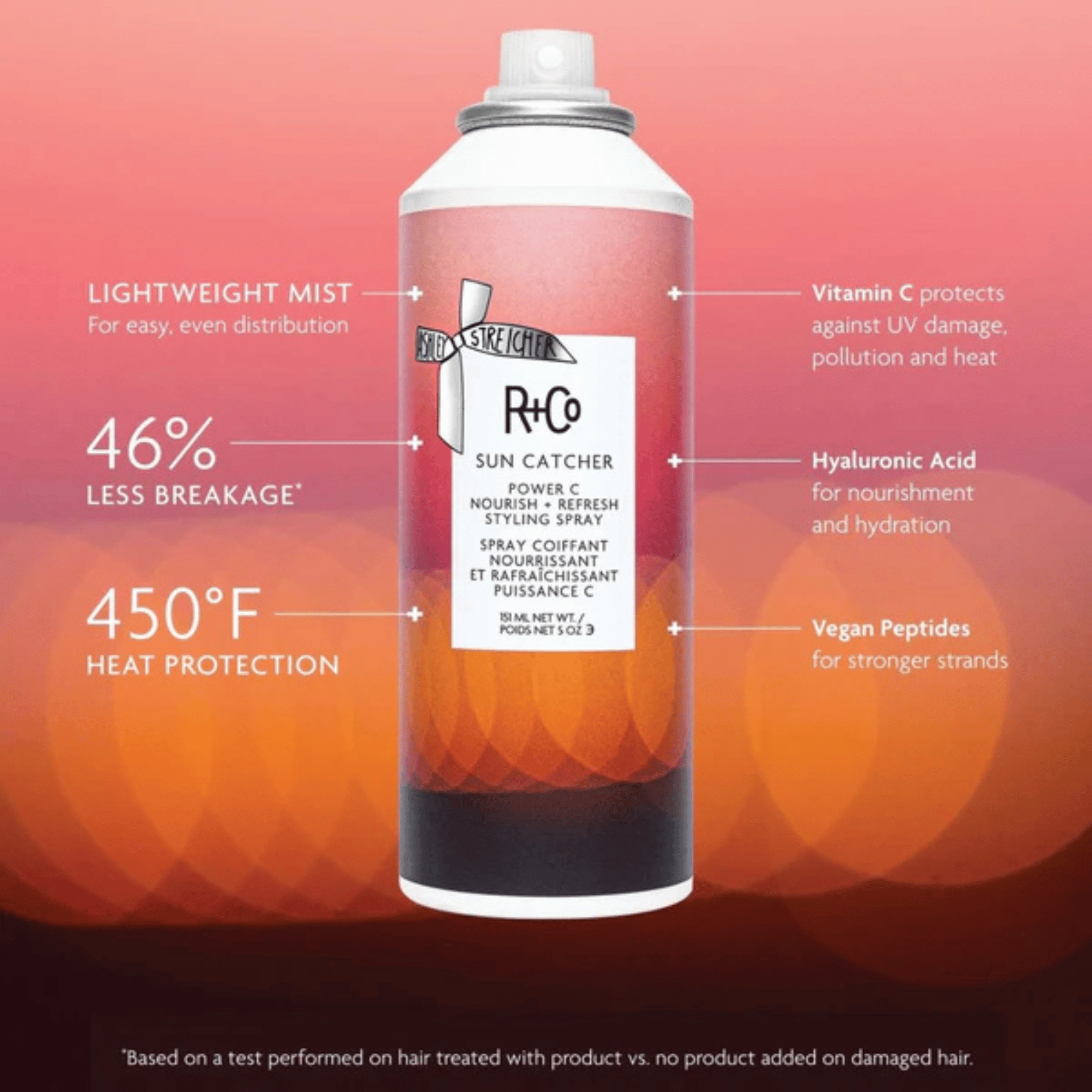 R+Co Sun Catcher Power C Styling Spray
