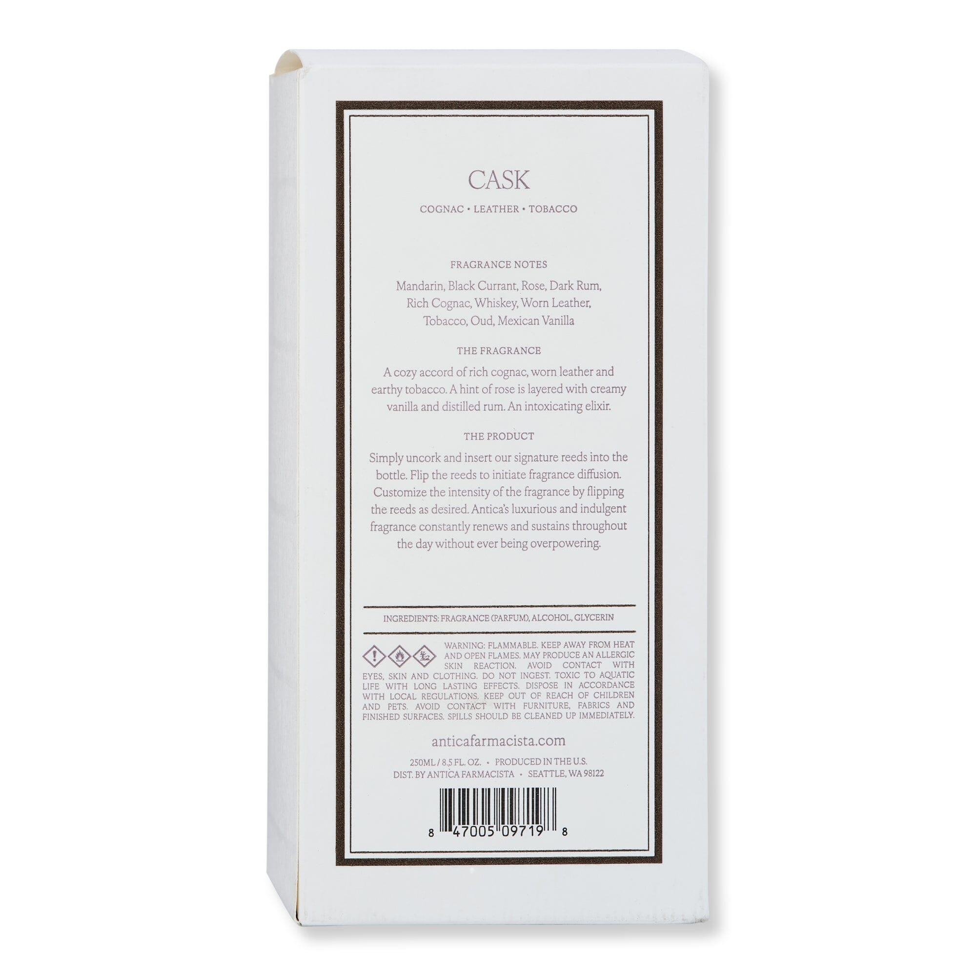 Antica Farmacista Cask Reed Diffuser