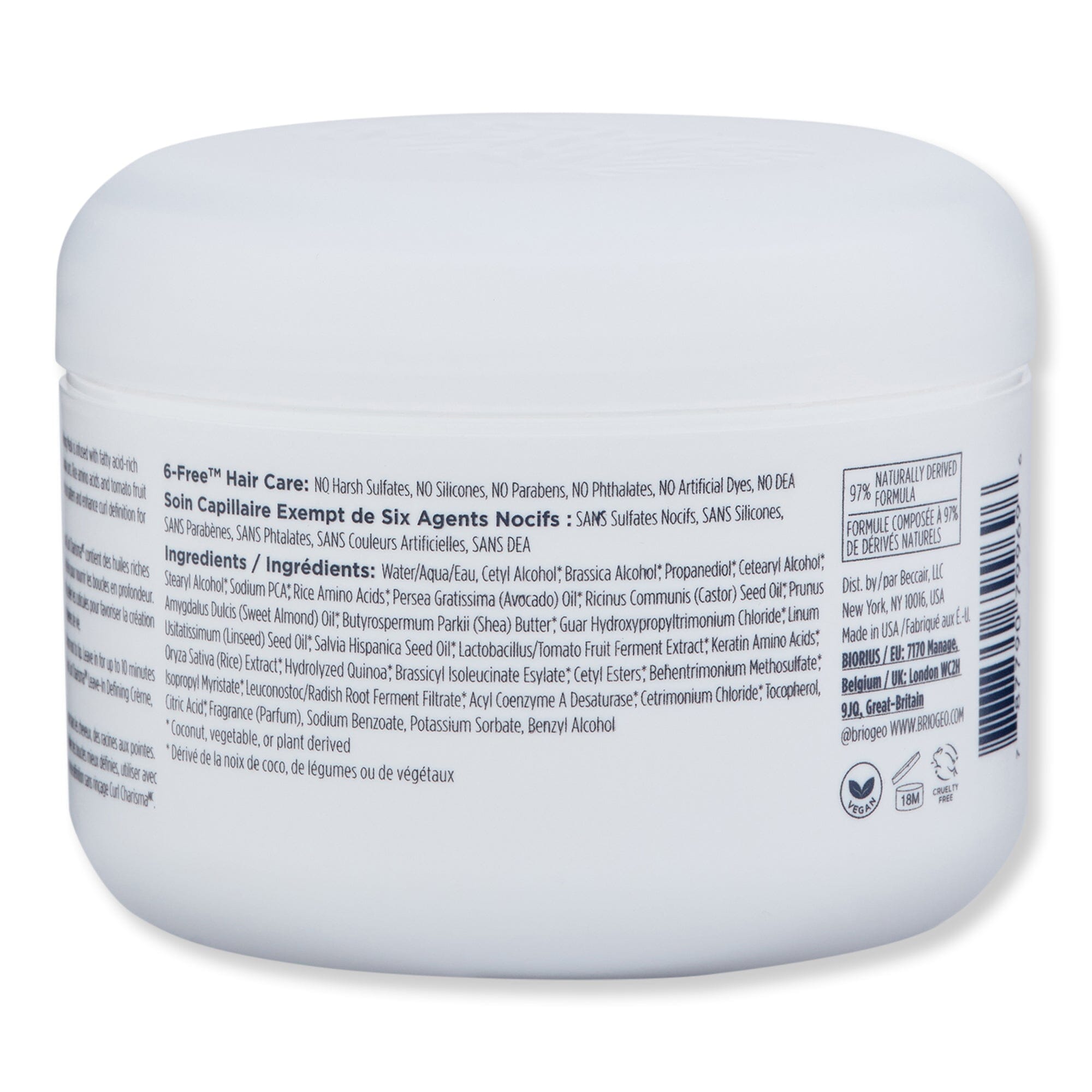 Briogeo Curl Charisma Rice Amino + Avocado Hydrating & Defining Mask