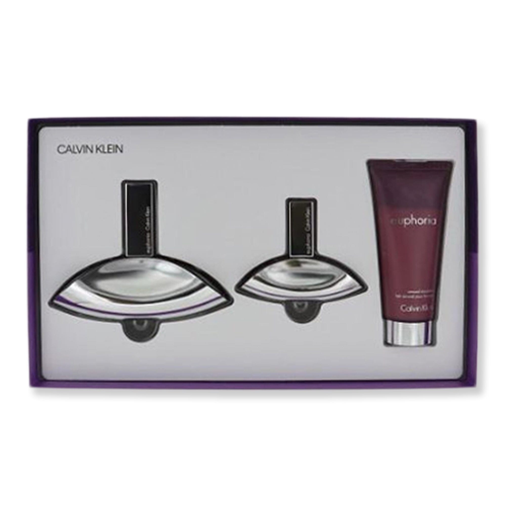 Calvin Klein Euphoria 3 Piece Gift Set For Women