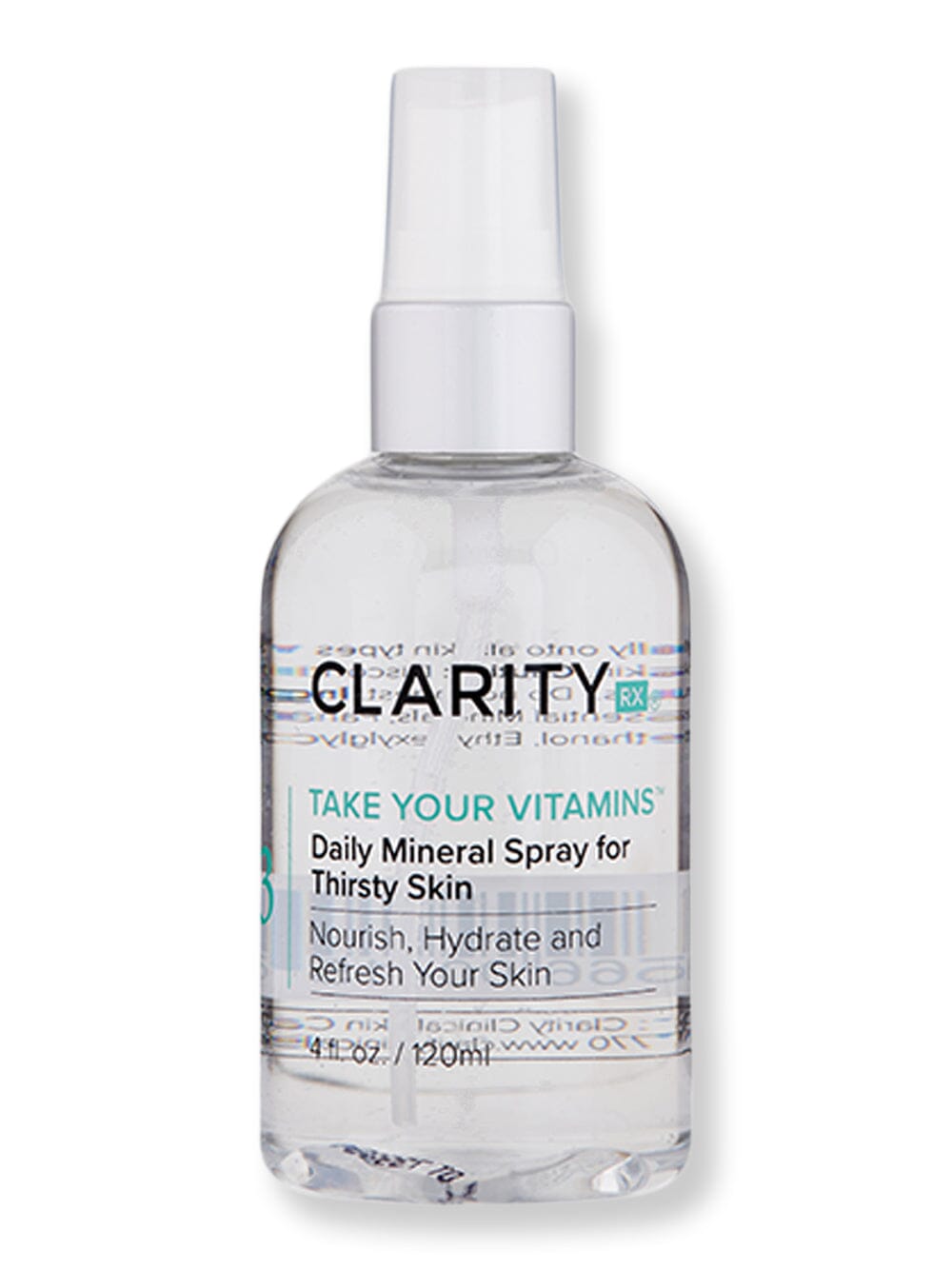 ClarityRx Take Your Vitamins Daily Mineral Spray For Thirsty Skin