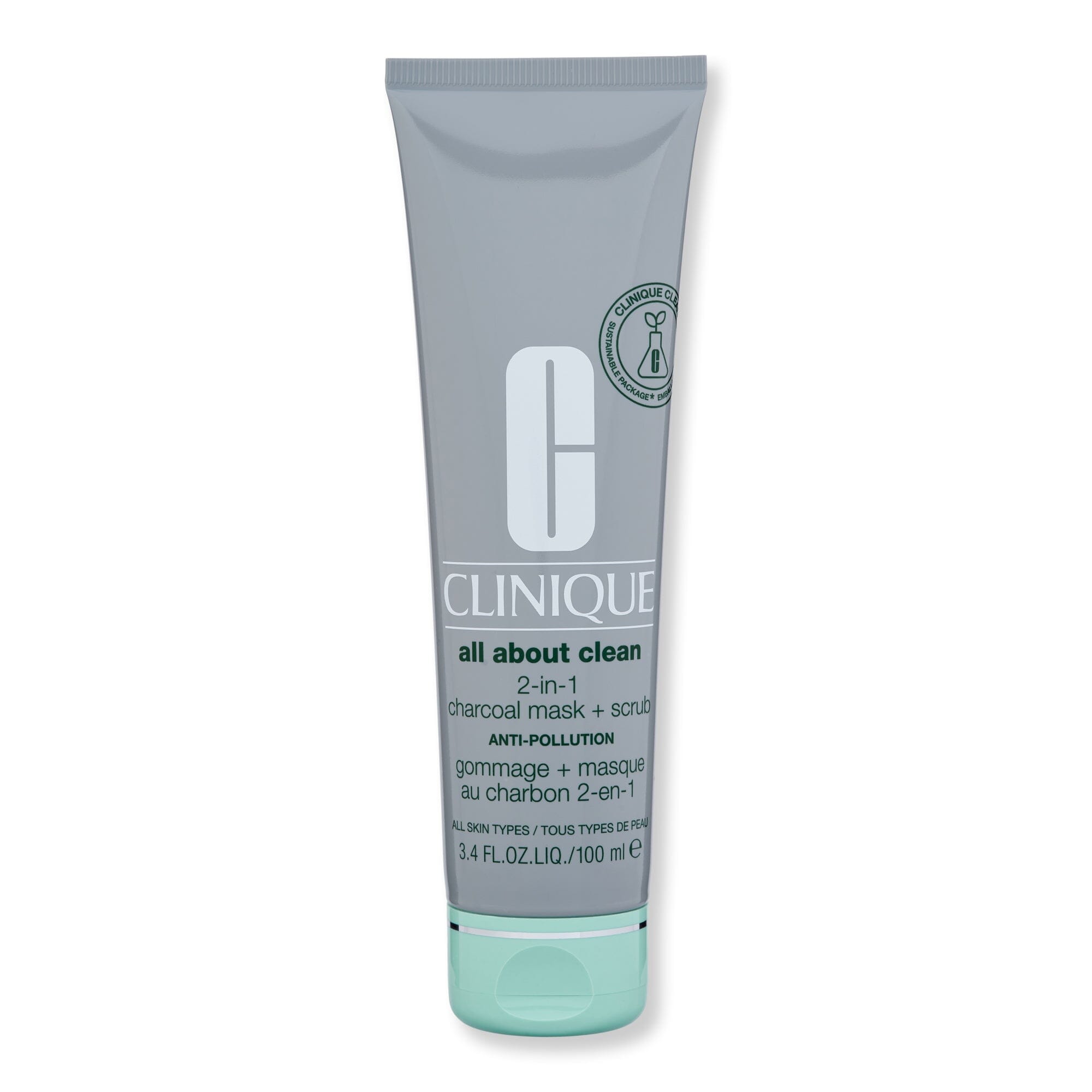 Clinique All About Clean 2-in-1 Charcoal Mask + Scrub