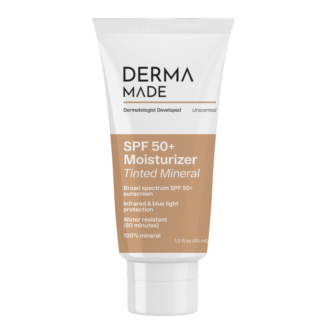 Derma Made SPF 50+ Tinted Sunscreen Moisturizer
