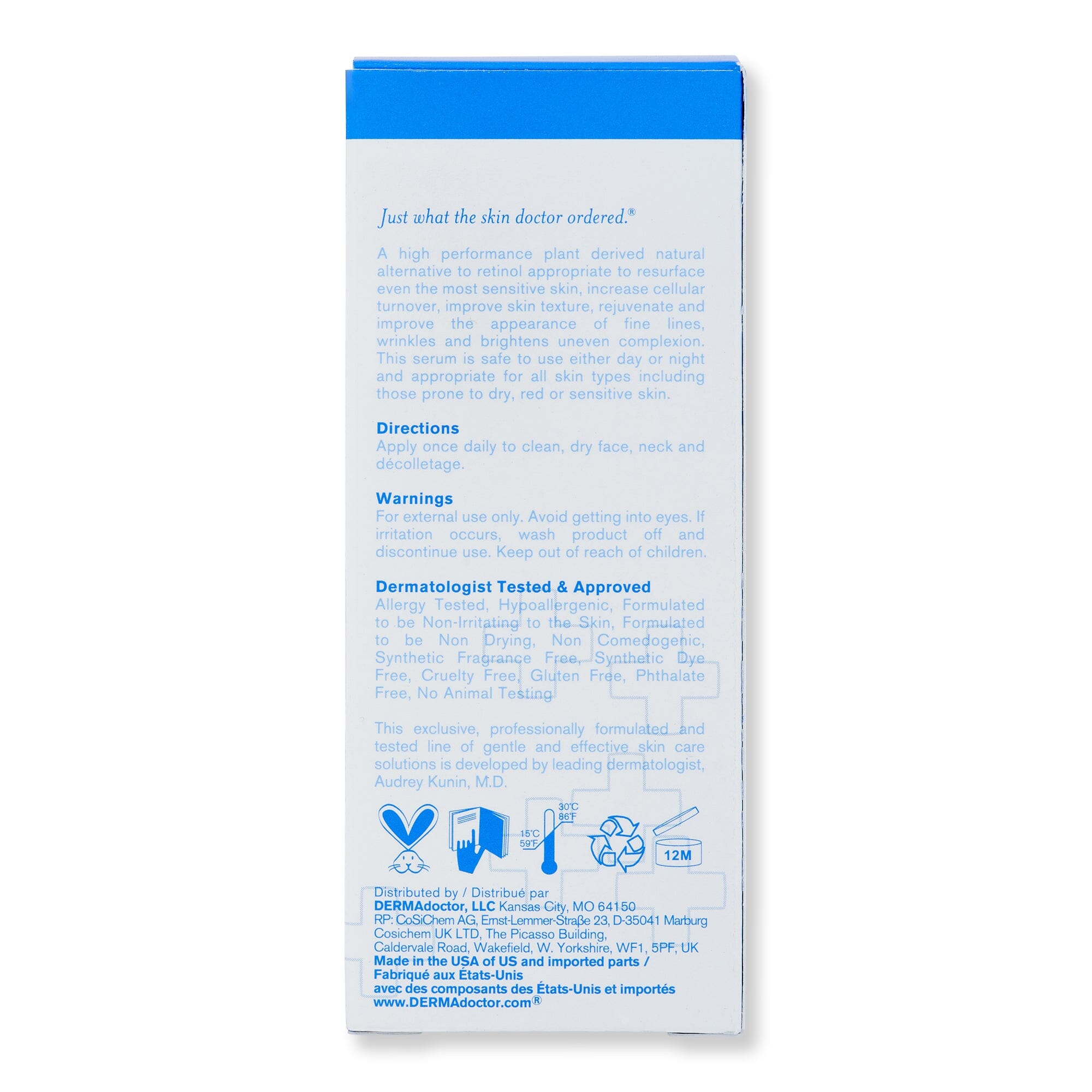 DermaDoctor Calm Cool + Corrected Bakuchiol Retinol Alternative Serum