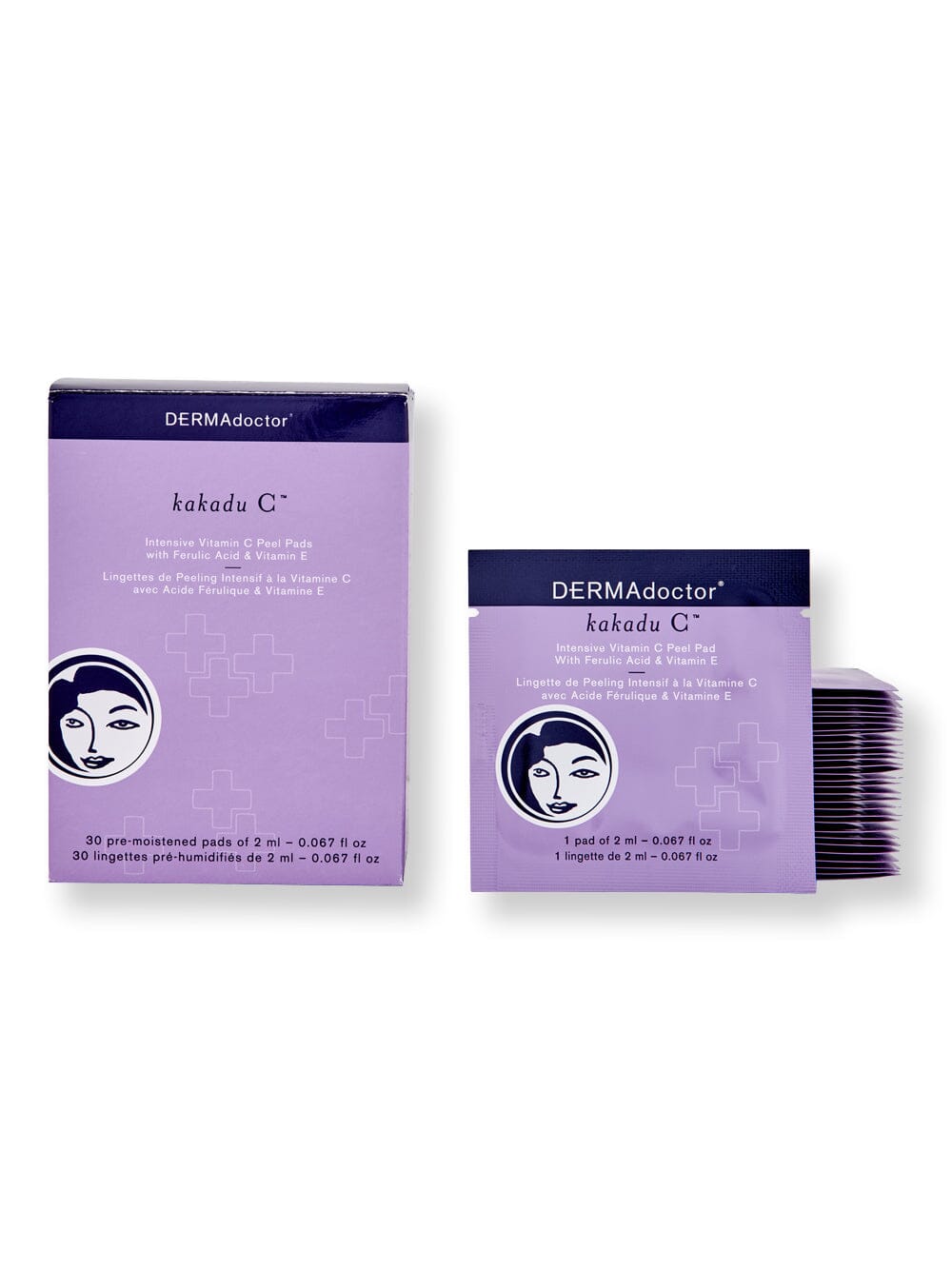 DermaDoctor Kakadu C Intensive Vitamin C Peel Pads with Ferulic Acid & Vitamin E