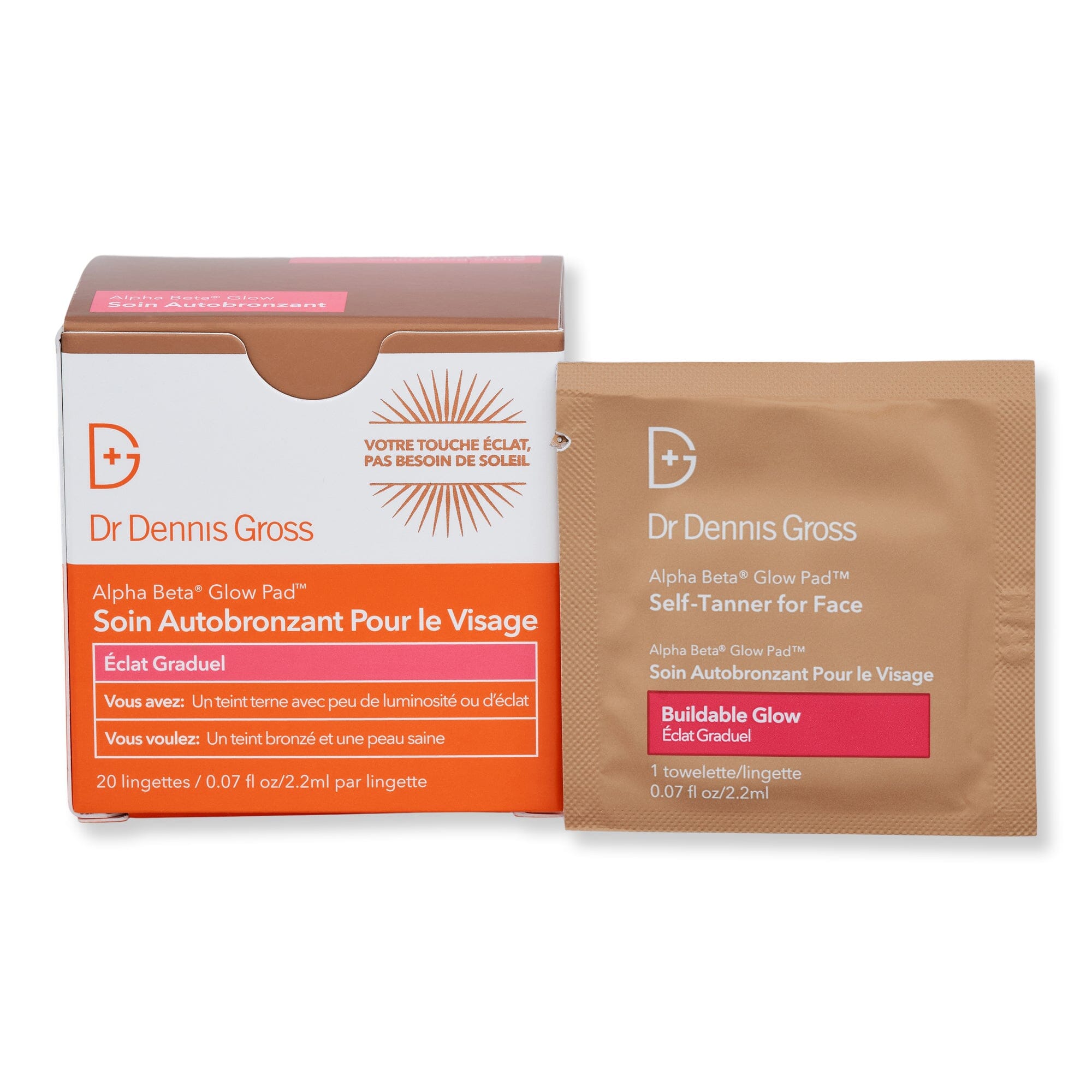 Dr. Dennis Gross Alpha Beta Glow Pad Self Tanner for Face