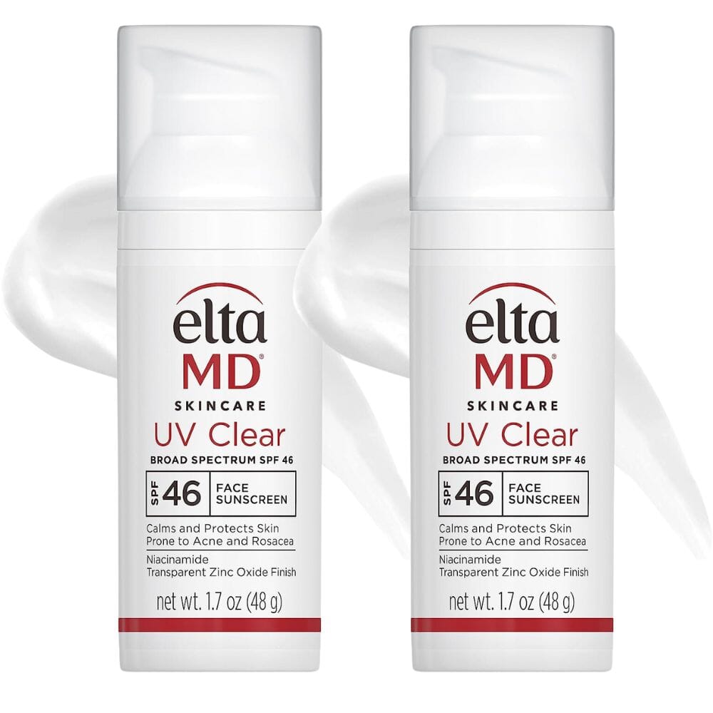 EltaMD UV Clear Untinted SPF 46 Broad-Spectrum Duo ($90 Value)