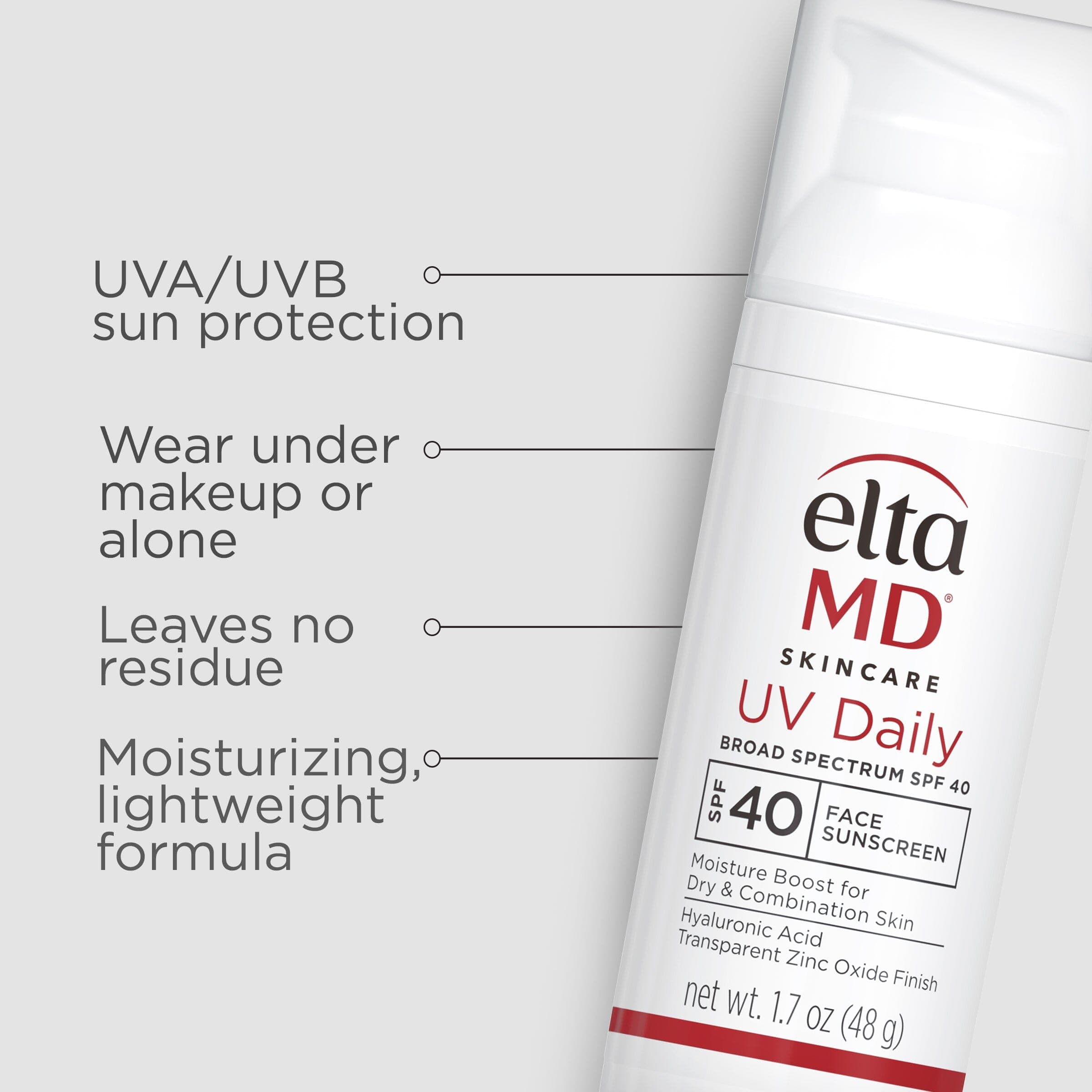 EltaMD UV Daily Untinted Broad-Spectrum SPF 40 DUO ($80 Value)