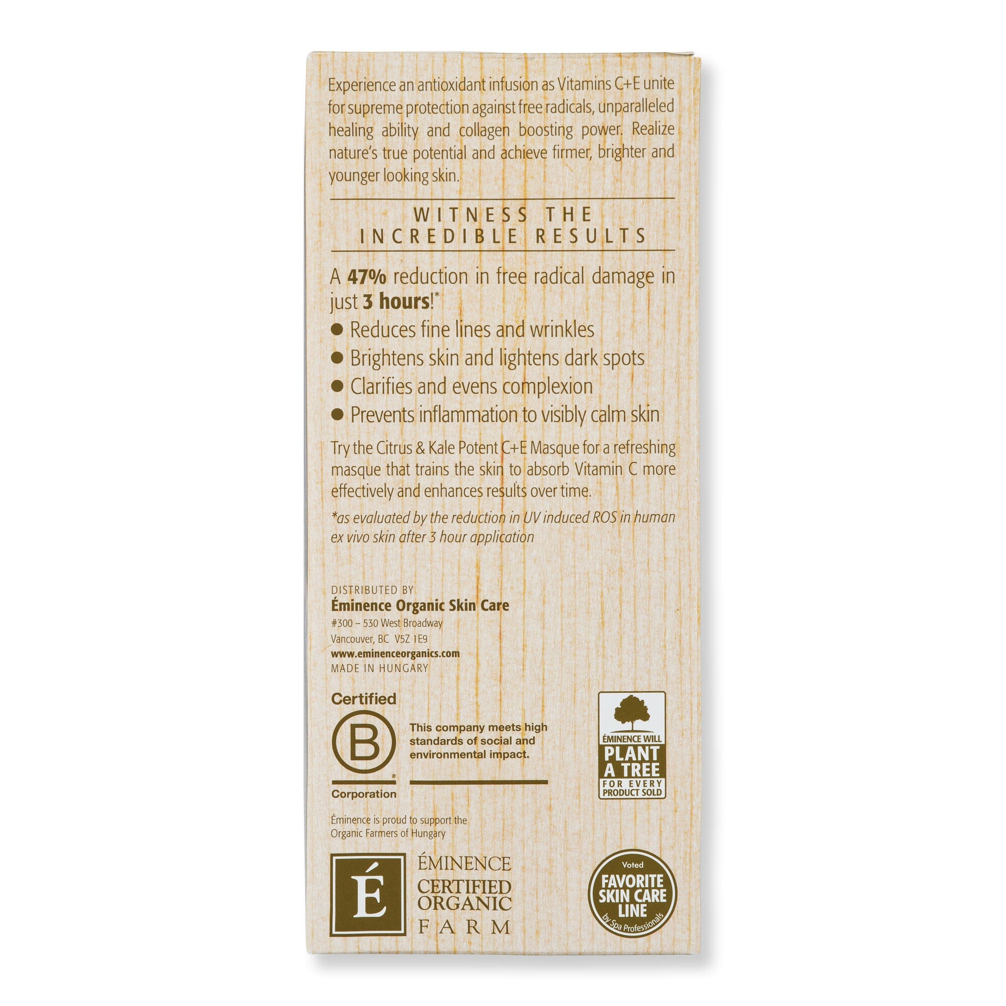 Eminence Citrus & Kale Potent C + E Serum