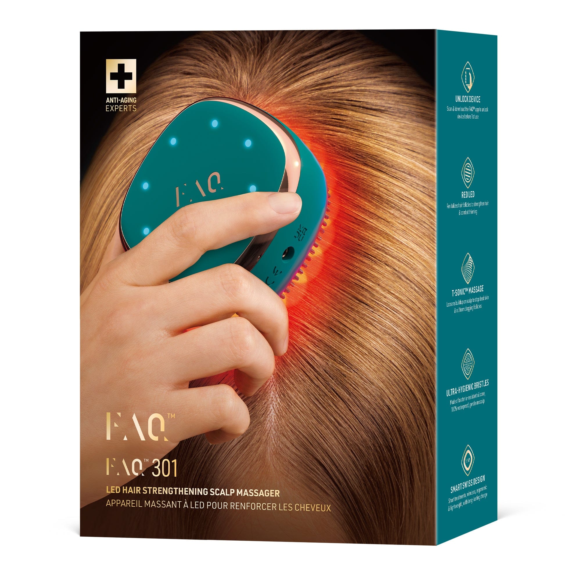 FOREO FAQ™ 301 LED Hair Strengthening Scalp Massager