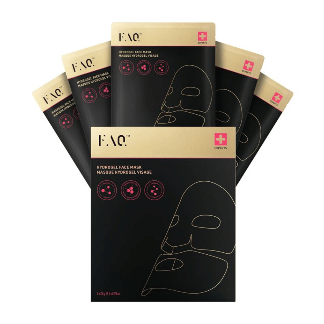 FOREO FAQ™ Glass Skin Collagen Hydrogel Face Mask (5-Pack)