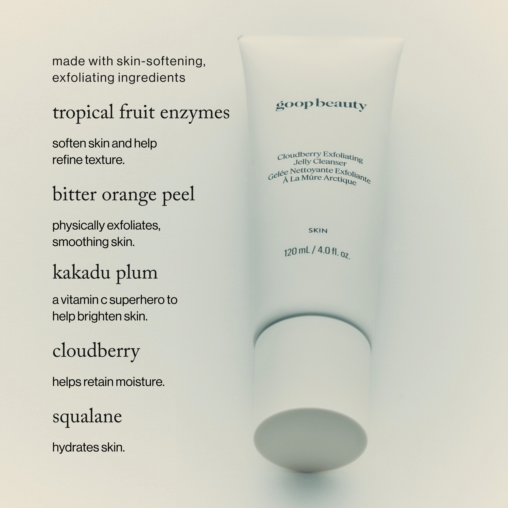 goop beauty Cloudberry Exfoliating Jelly Cleanser