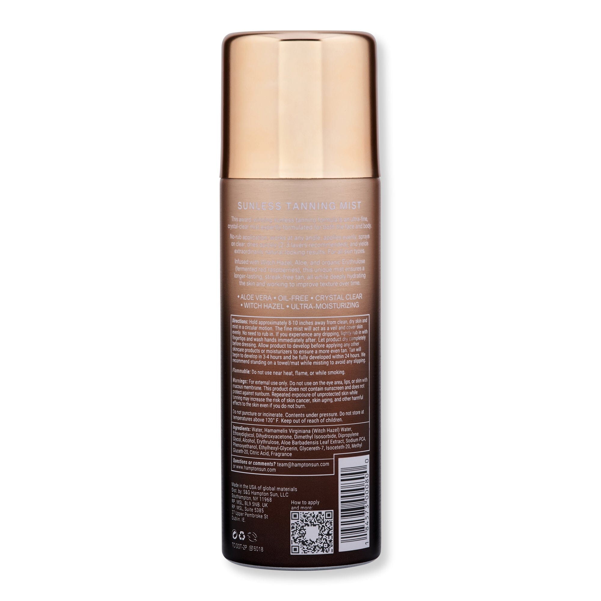 Hampton Sun Sunless Tanning Mist