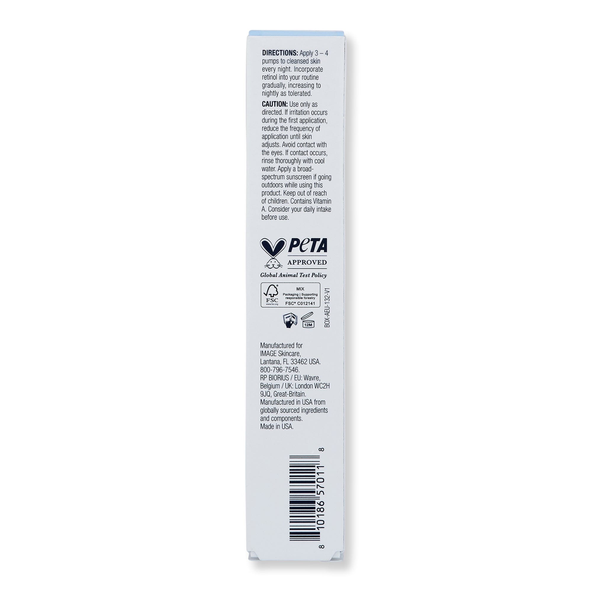 Image Skin Care Ageless+ Retinol Treatment Creme 1.2% Retinol Complex