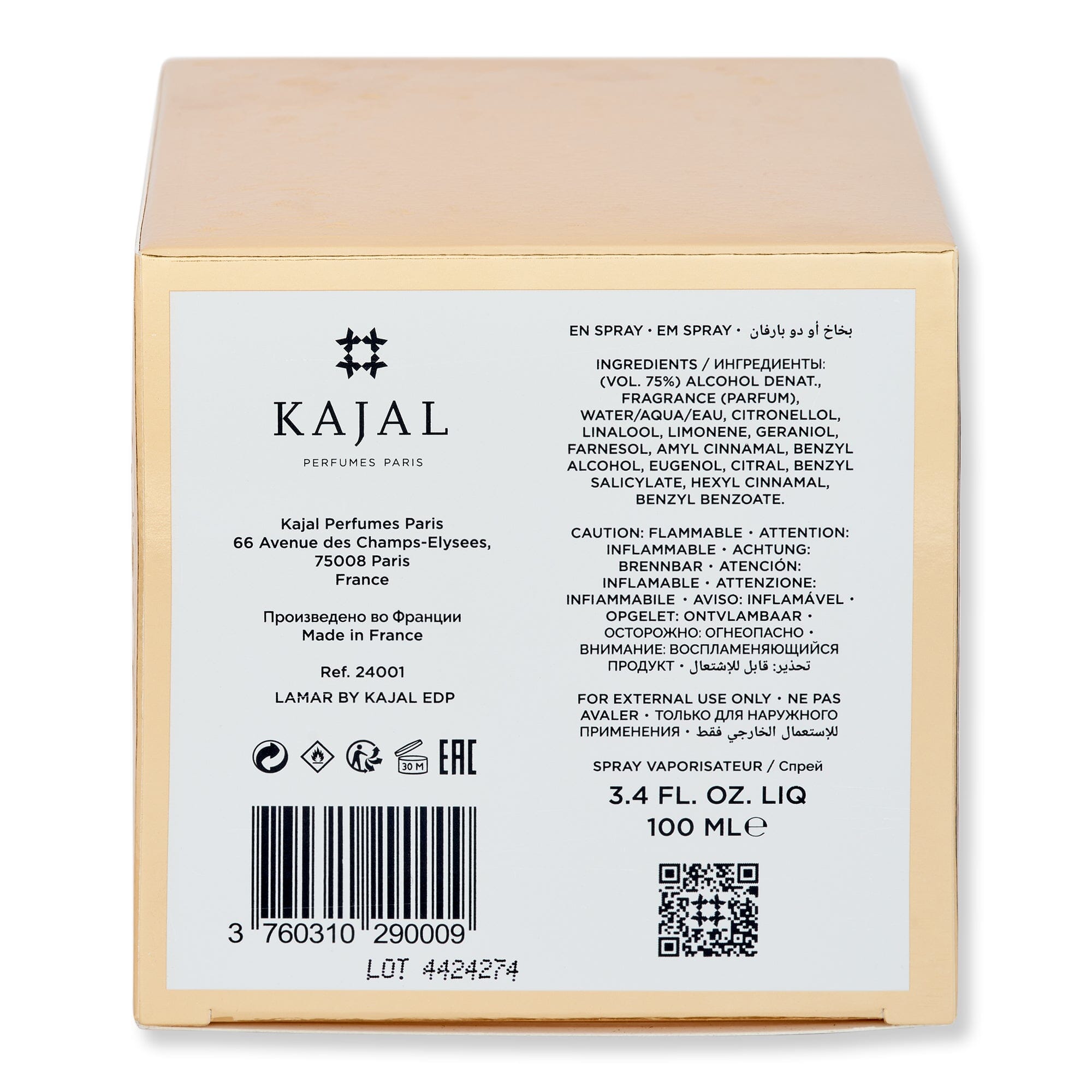 Kajal Lamar By Kajal EDP