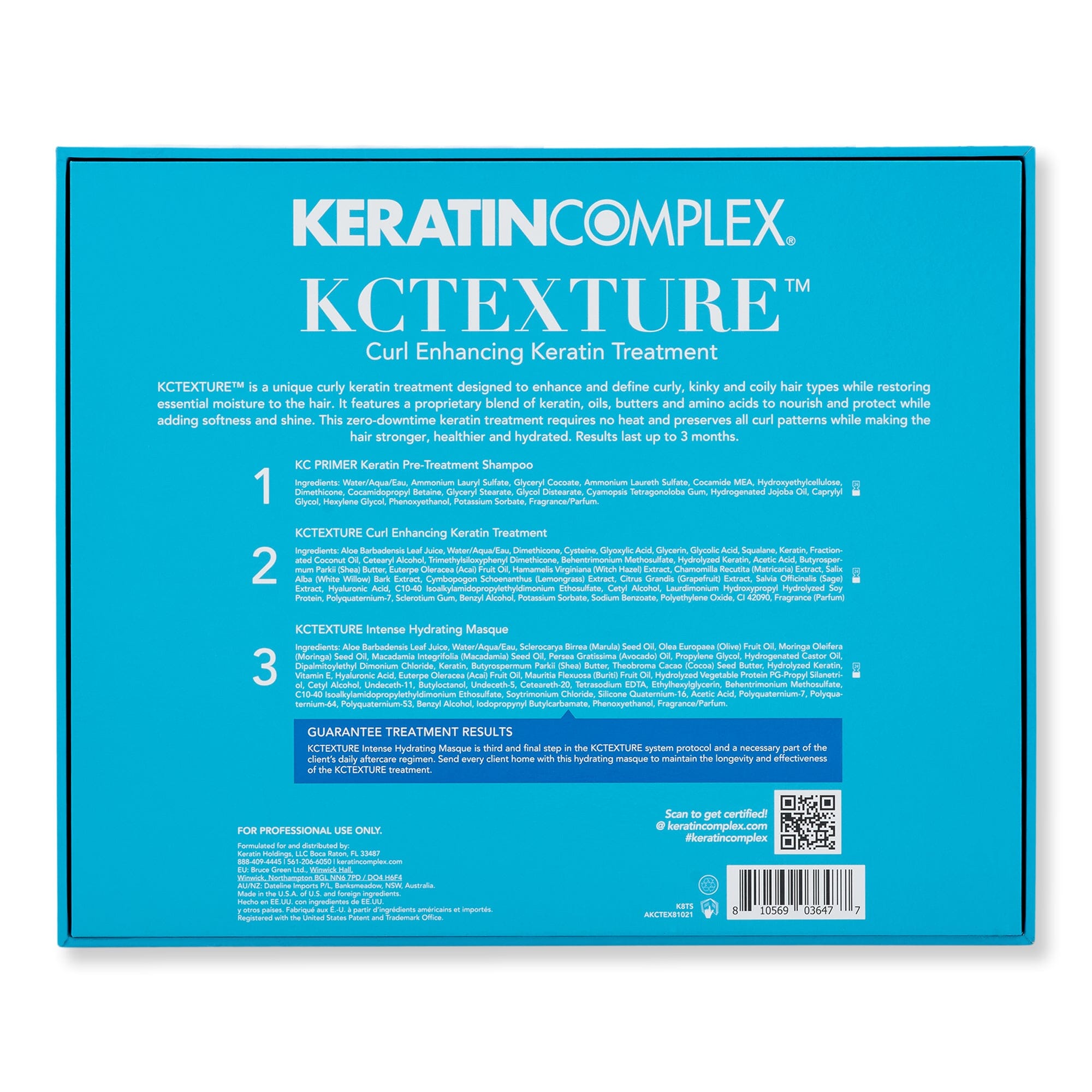 Keratin Complex KcTexture Curl Enhancing System