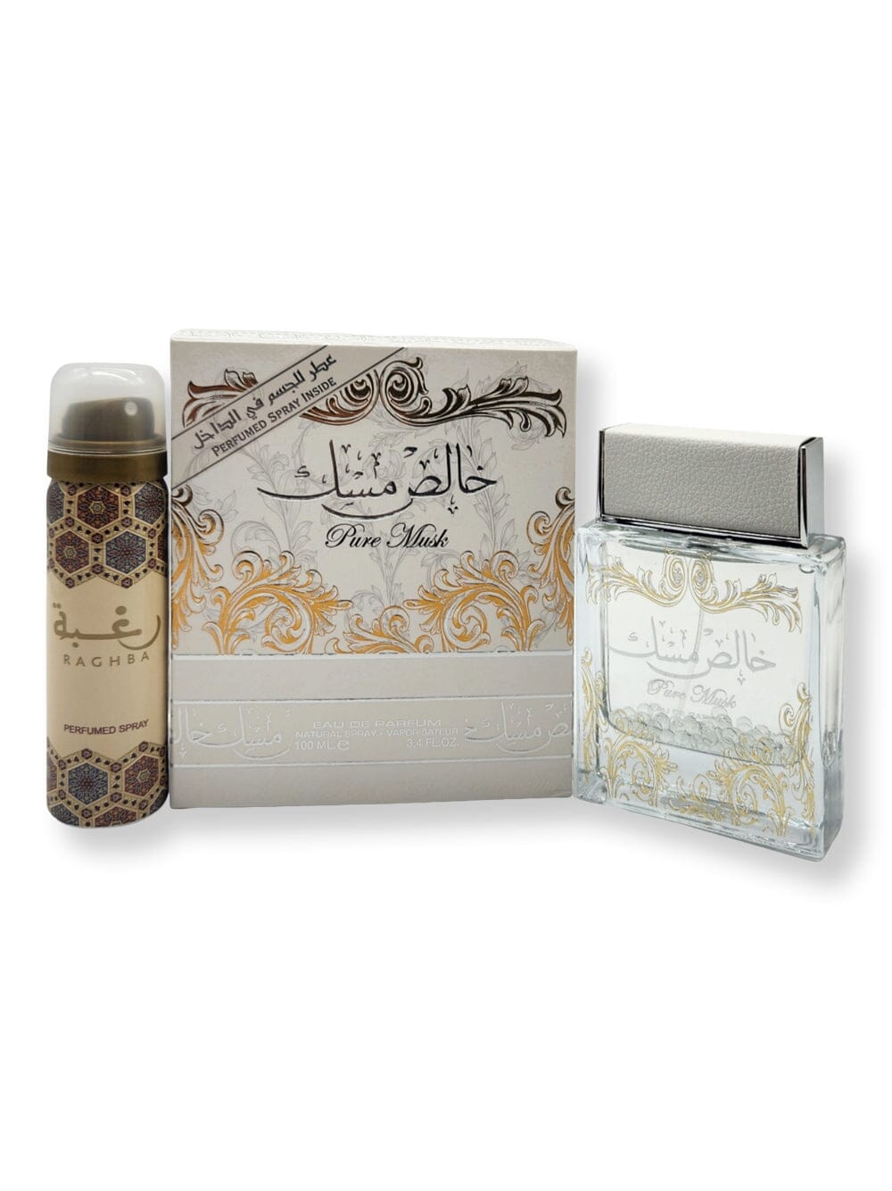 Lattafa Pure Musk 2Pcs Gift Set EDP + Deo