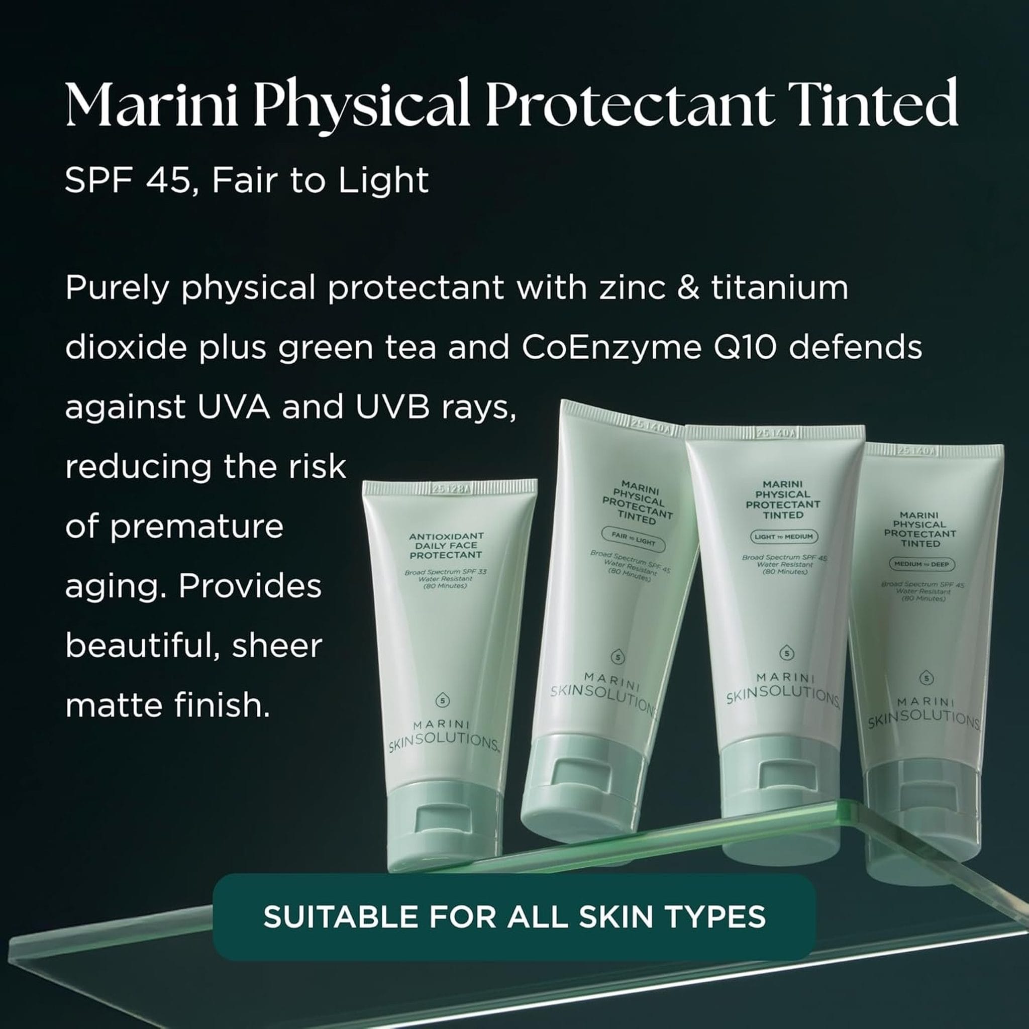Jan Marini Physical Protectant Tinted SPF 45 - Fair to Light
