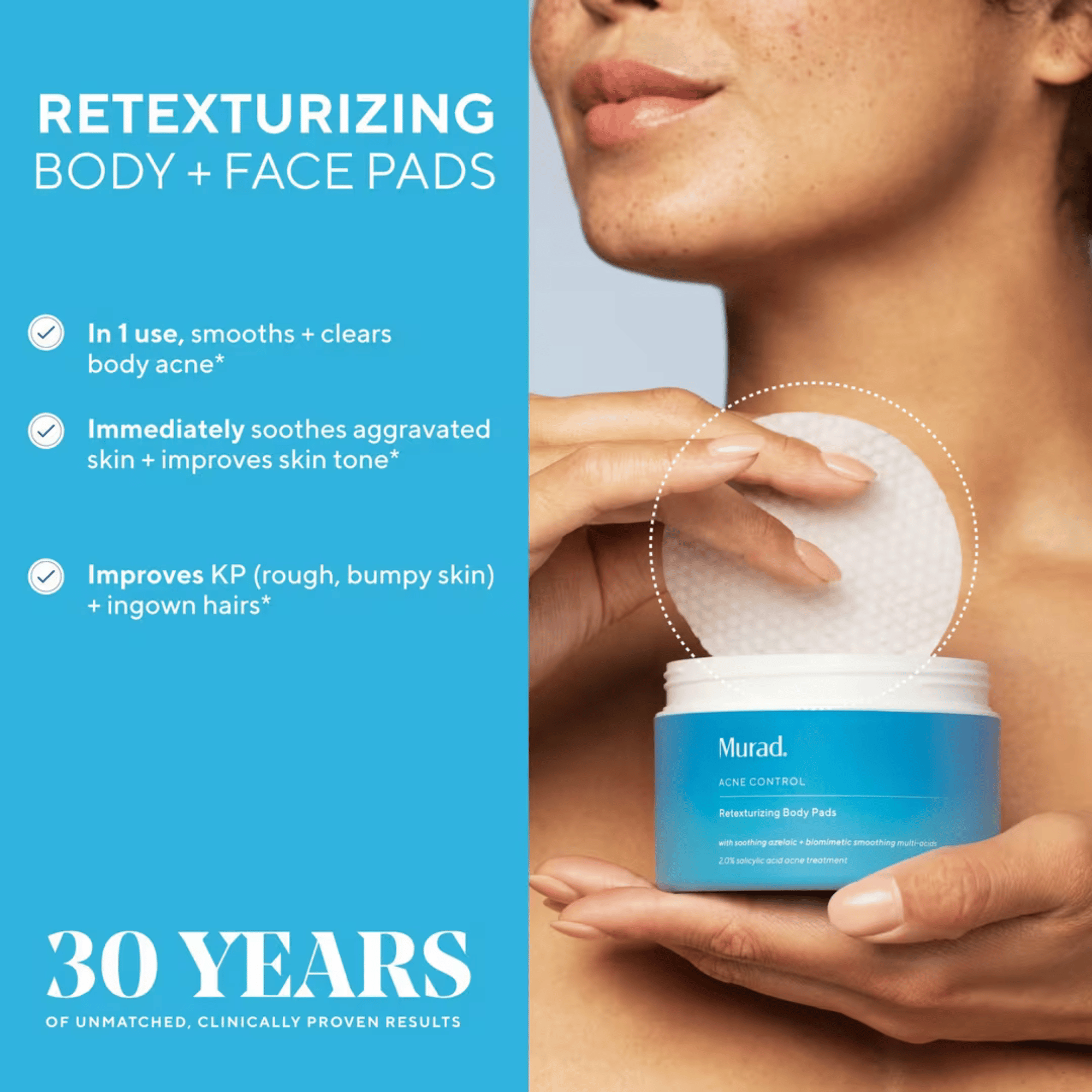 Murad Retexturizing Body Pads with Salicylic Acid