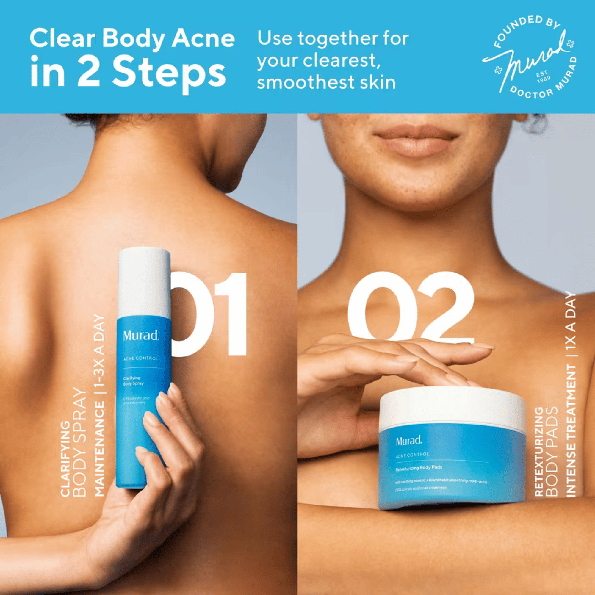Murad Clarifying Body Spray with Salicylic Acid