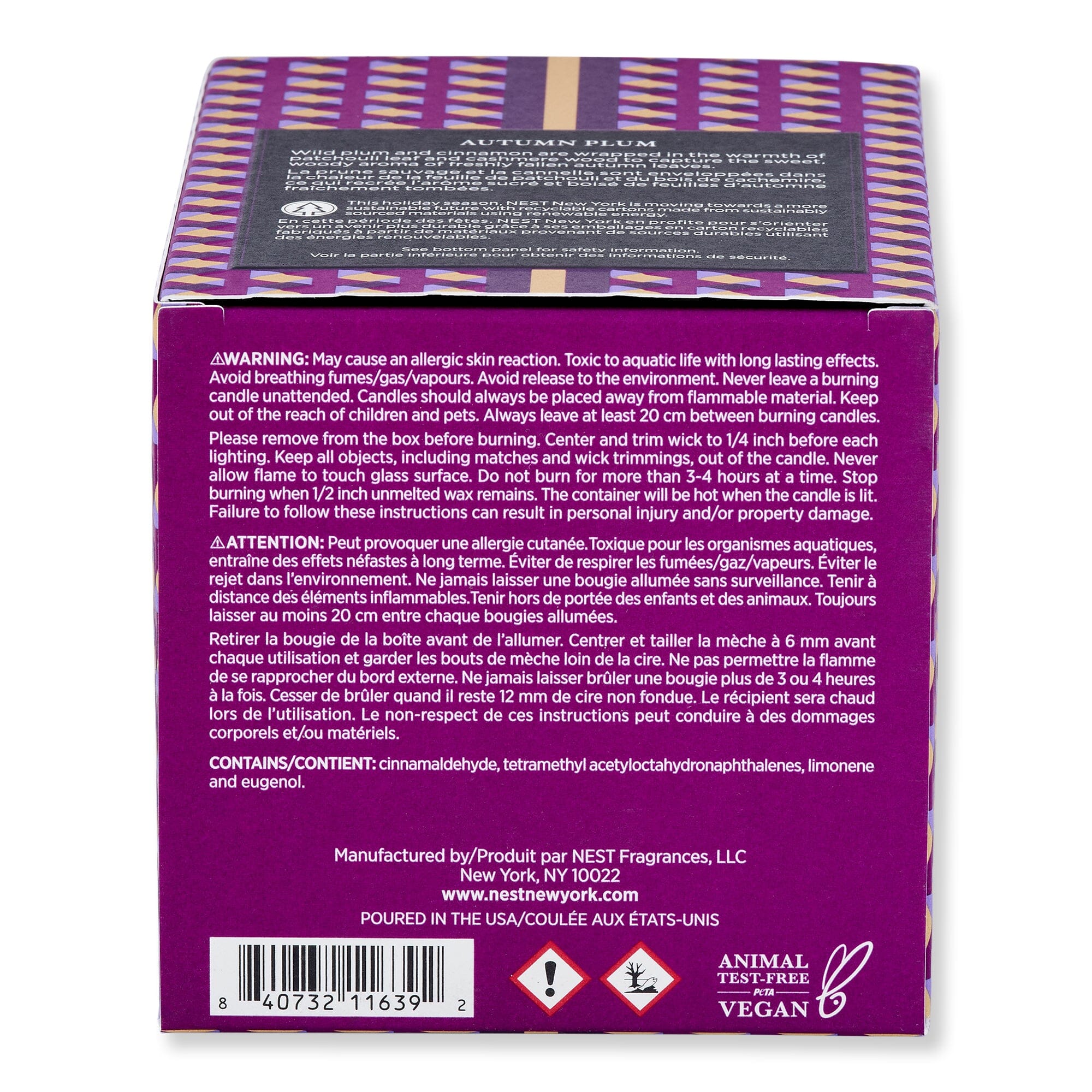 NEST New York Autumn Plum Classic Candle