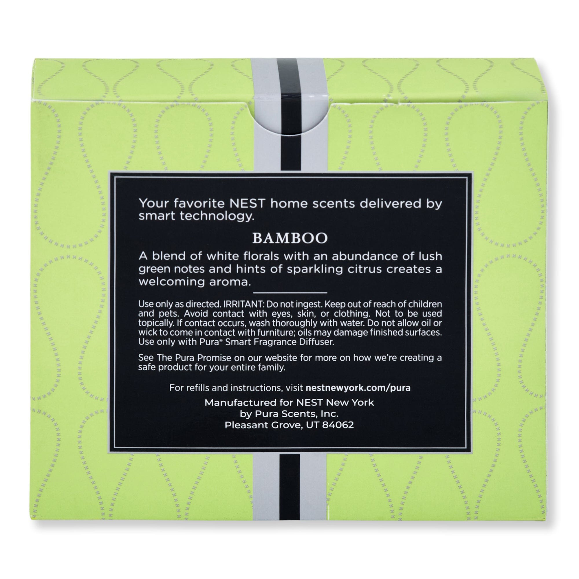 NEST New York Bamboo Refill Duo for Pura Smart Home Fragrance Diffuser