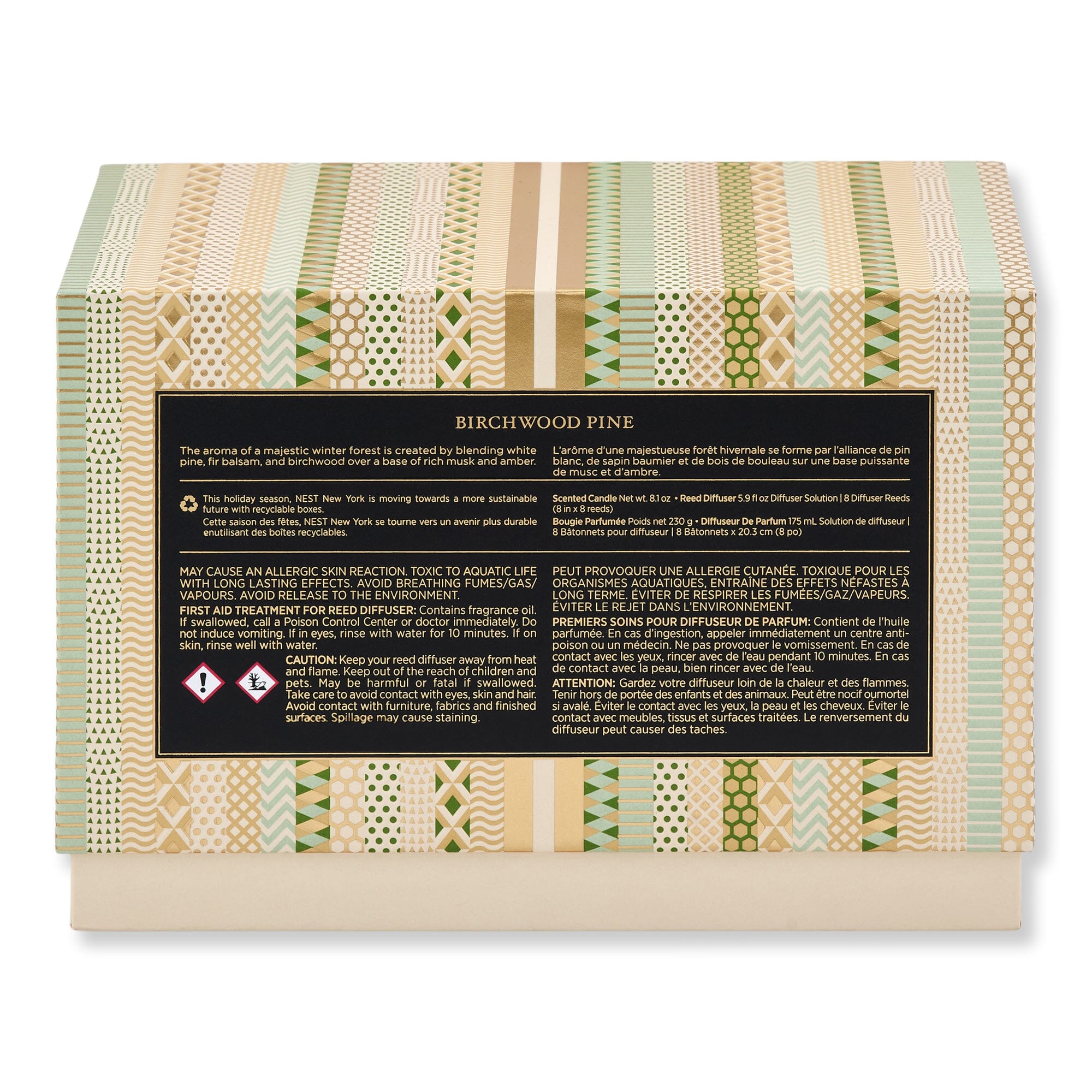 NEST New York Birchwood Pine Classic Candle & Diffuser Set