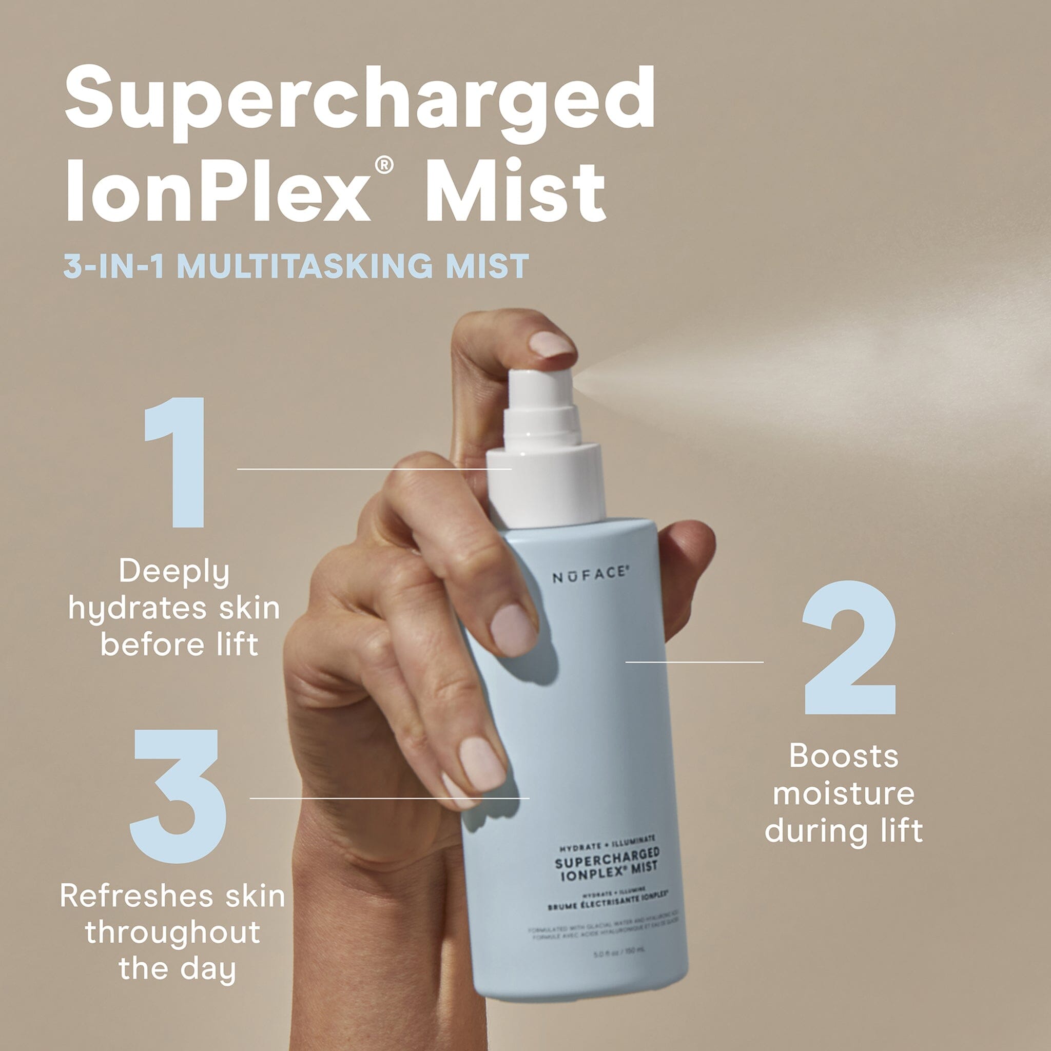 NuFACE Supercharged IonPlex Mist
