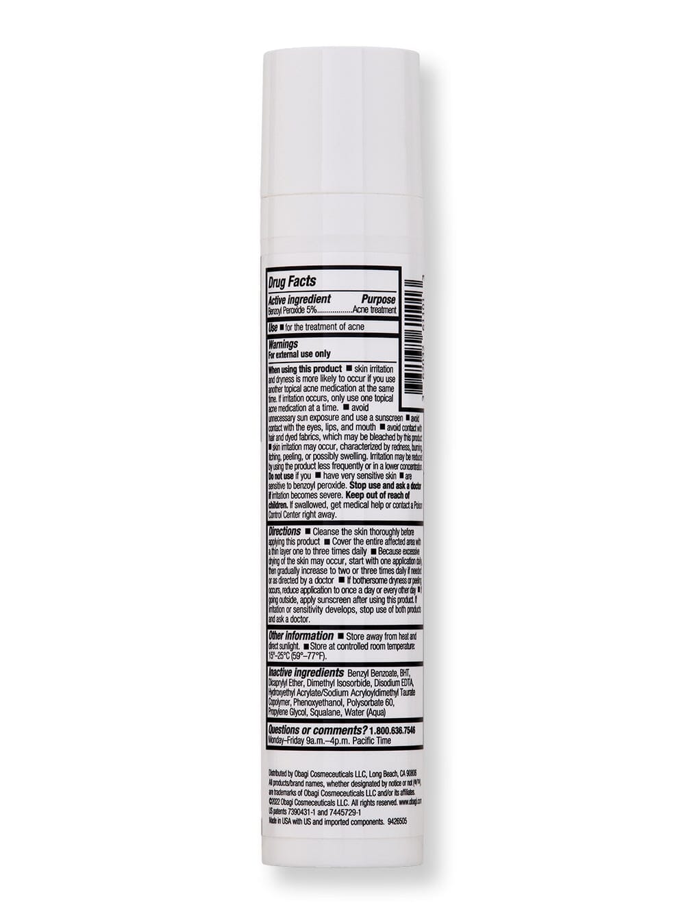 Obagi Clenziderm MD Therapeutic Lotion 5% BPO