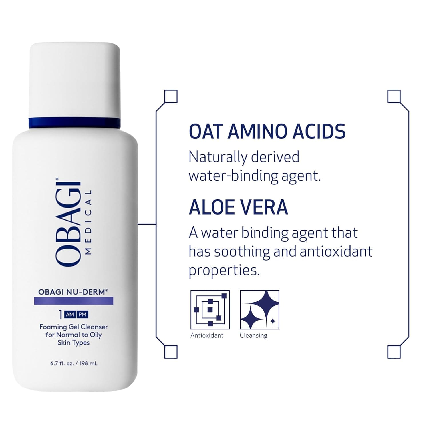 Obagi Nu-Derm Foaming Gel Cleanser & Face Toner Bundle ($98 Value)