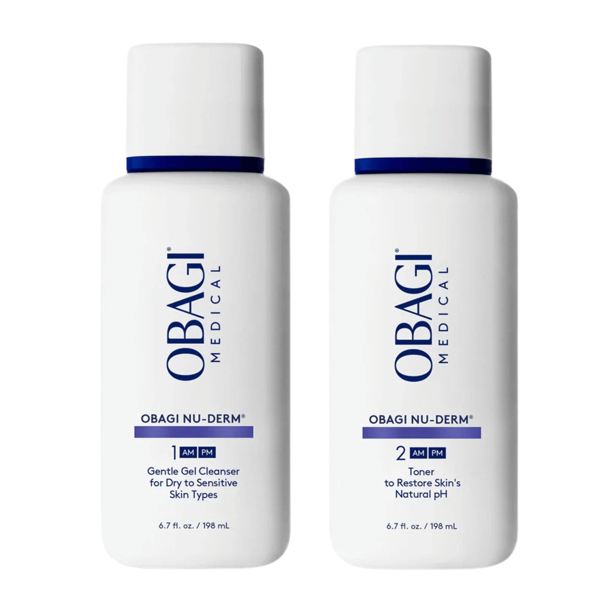 Obagi Nu-Derm Gentle Cleanser + Face Toner ($98 Value)