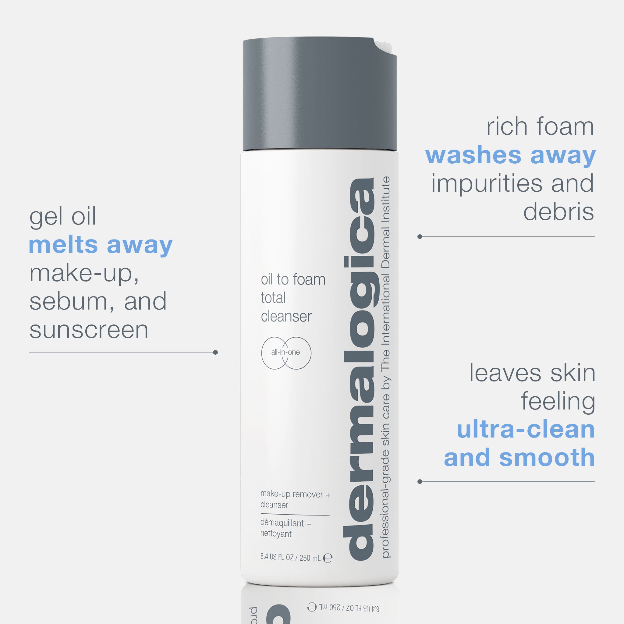 Dermalogica Oil To Foam Total Cleanser - 8.4 oz