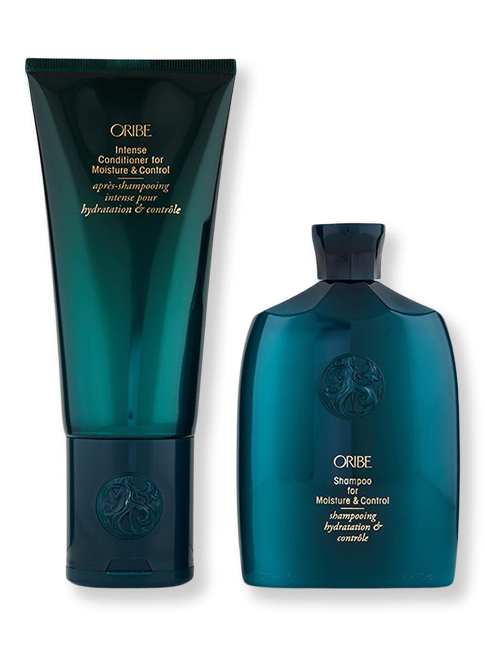Oribe Shampoo 8.5 oz & Intense Conditioner 6.8 oz for Moisture & Control