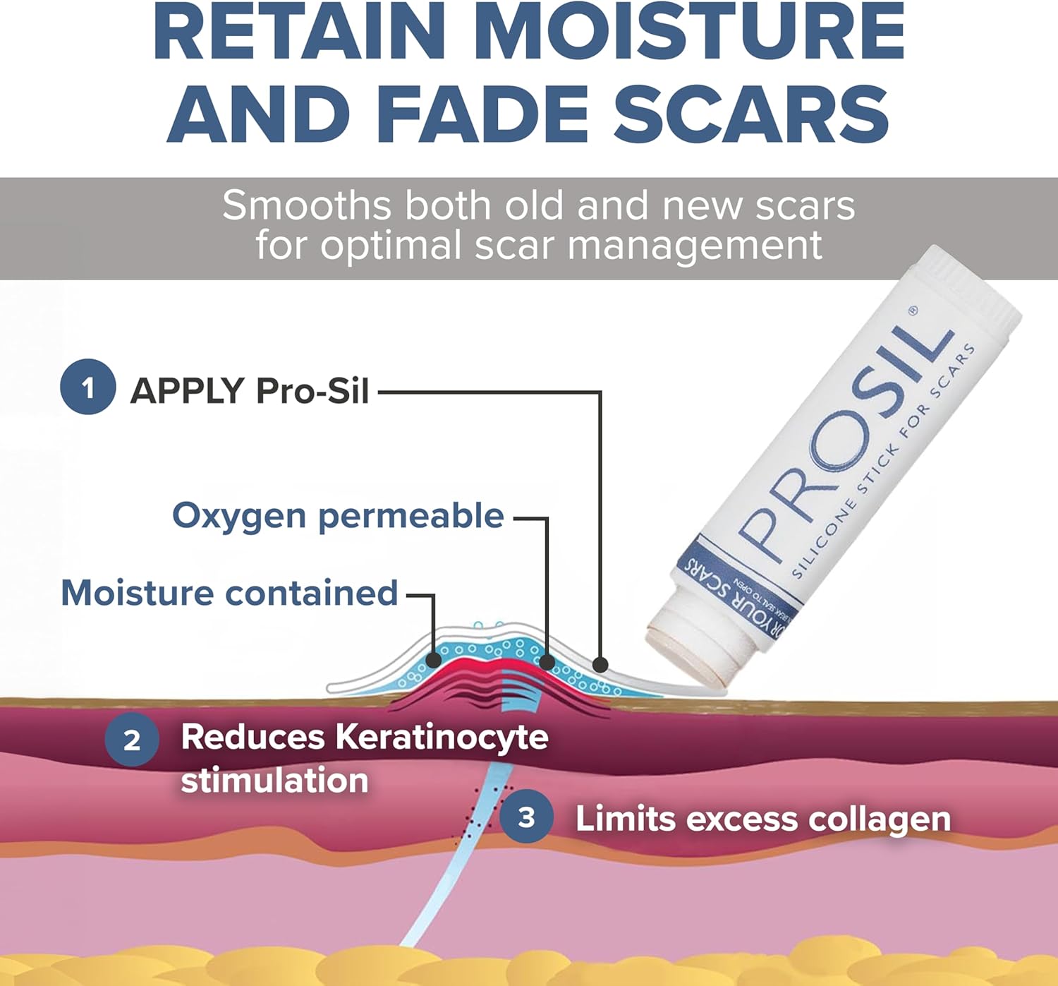PROSIL Silicone Scar Stick