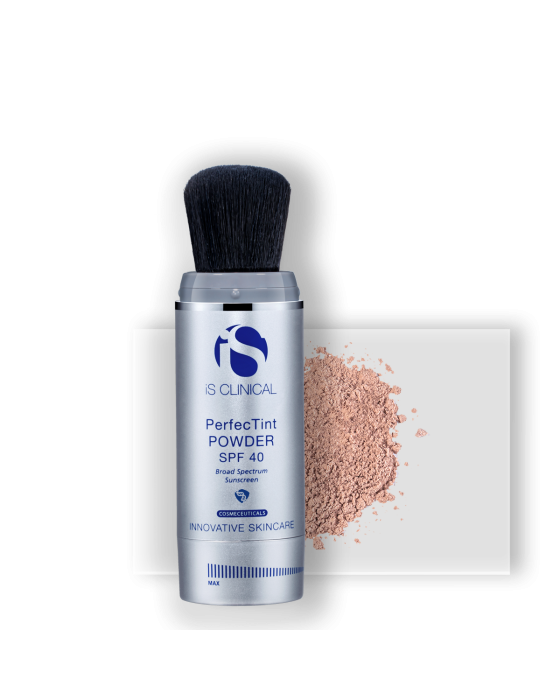 iS Clinical PerfecTint Powder SPF 40 (brush with 2 qty 3.5 g) - PerfecTint Ivory (Clearance)