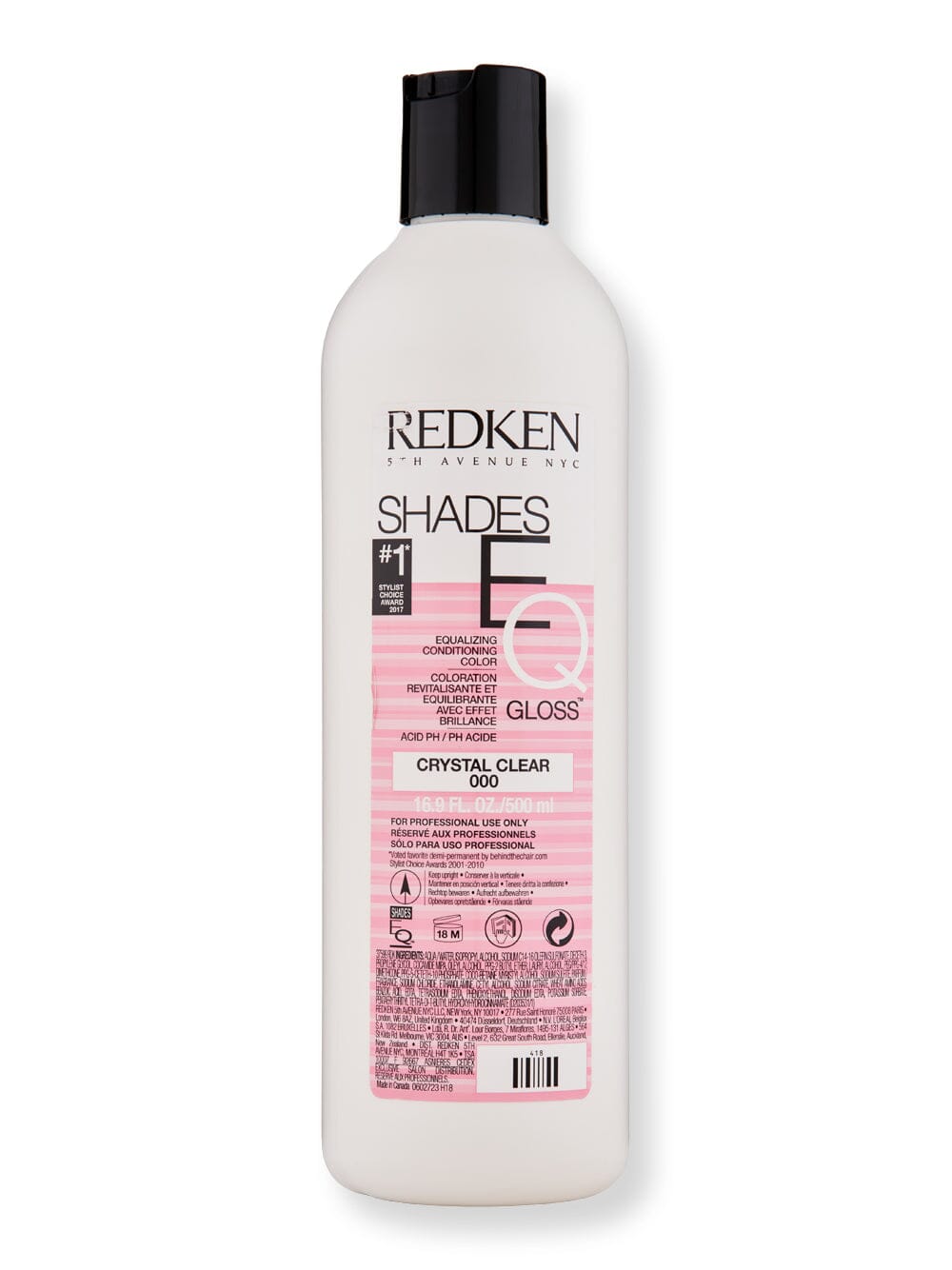 Redken Shades EQ Gloss Demi-Permanent Equalizing Conditioning Color Crystal Clear