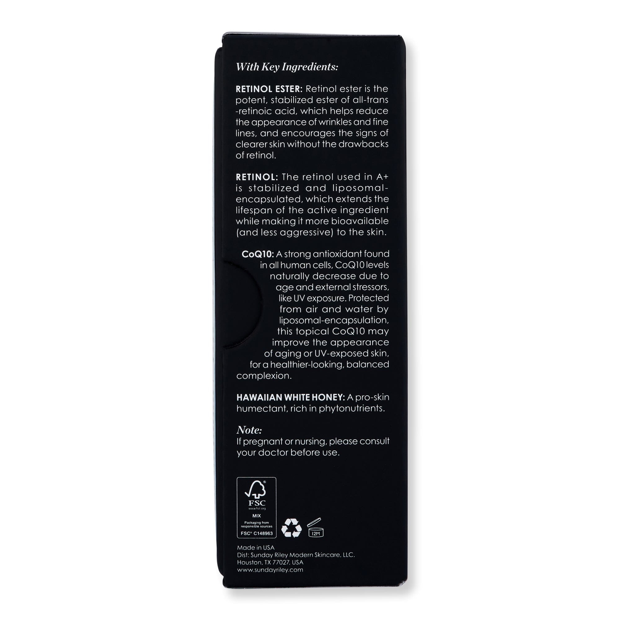 Sunday Riley A+ High-Dose Retinoid Serum