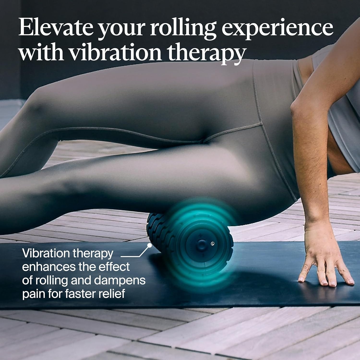 Therabody Wave Roller Vibration Therapy Foam Roller