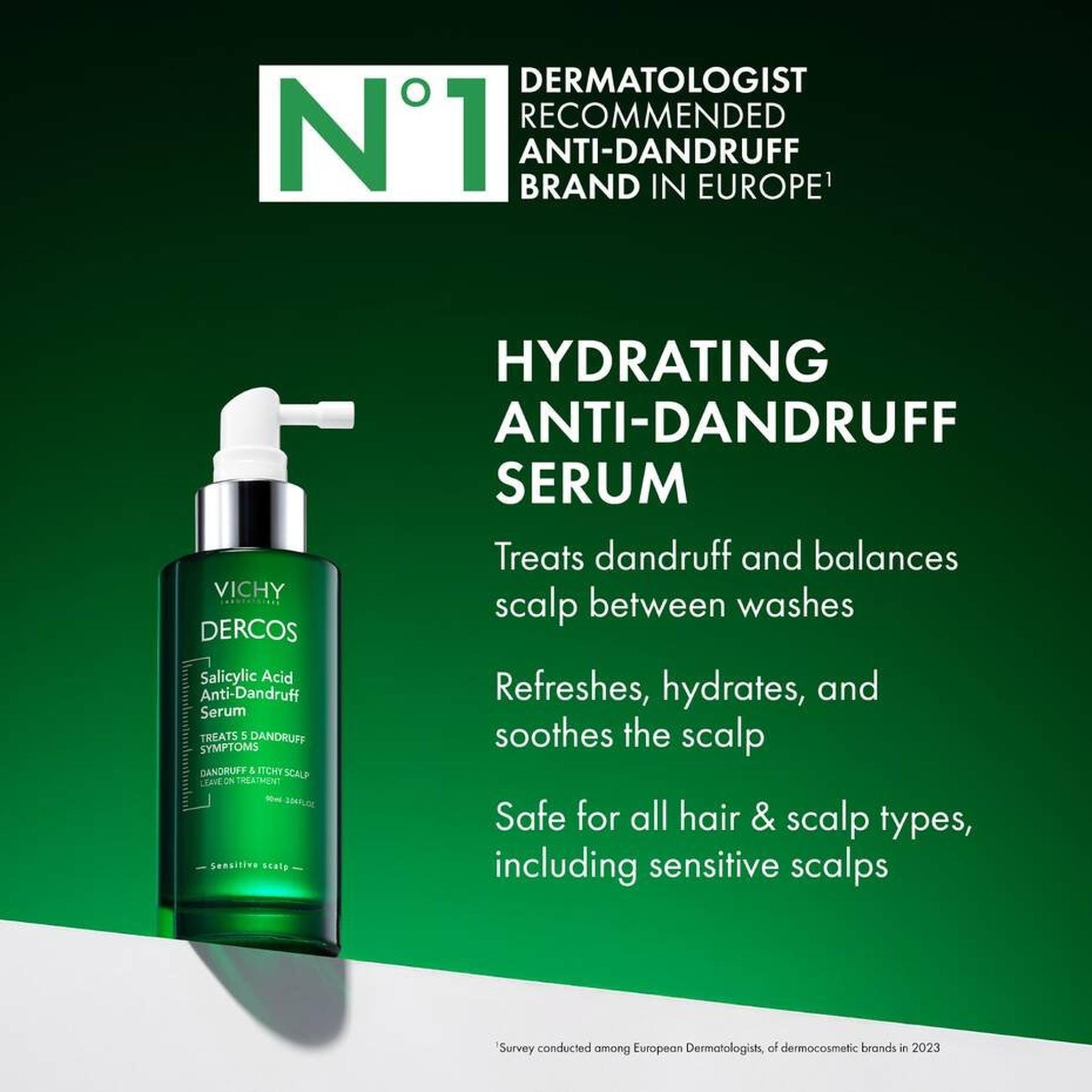 Vichy Dercos Salicylic Acid Anti-Dandruff Treatment Serum