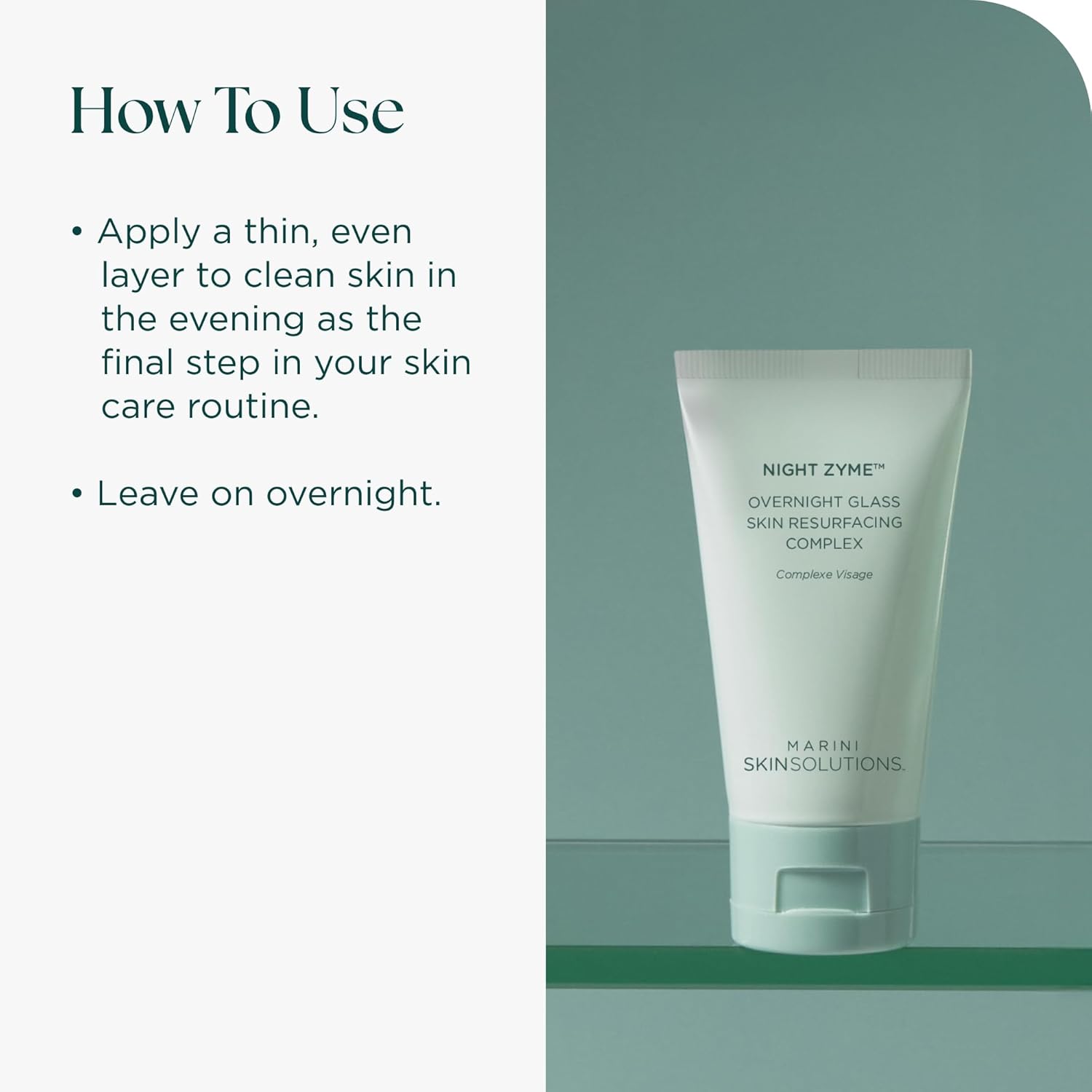 Marini Skin Solutions Night Zyme Overnight Glass Skin Resurfacing Complex