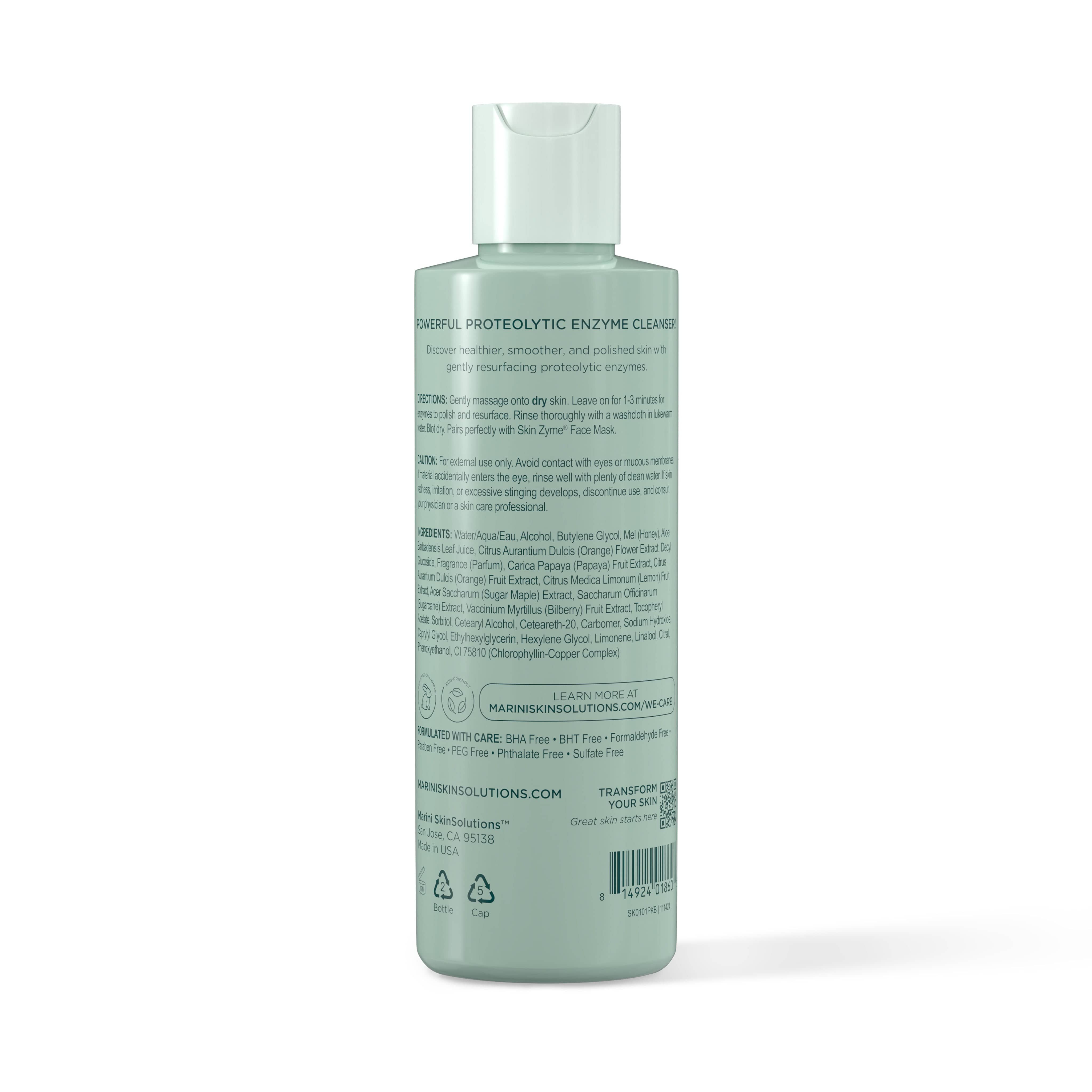 Marini Skin Solutions Clean Zyme Face Cleanser