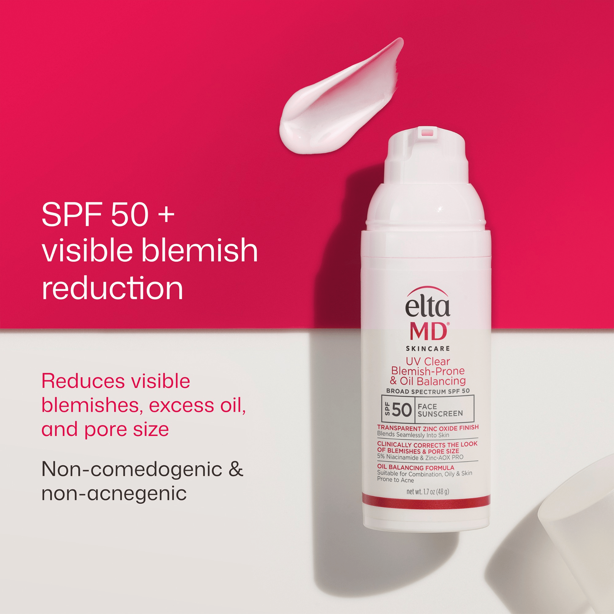 EltaMD UV Clear Acne Blemish-Prone & Oil Balancing SPF 50