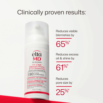 EltaMD UV Clear Acne Blemish-Prone & Oil Balancing SPF 50