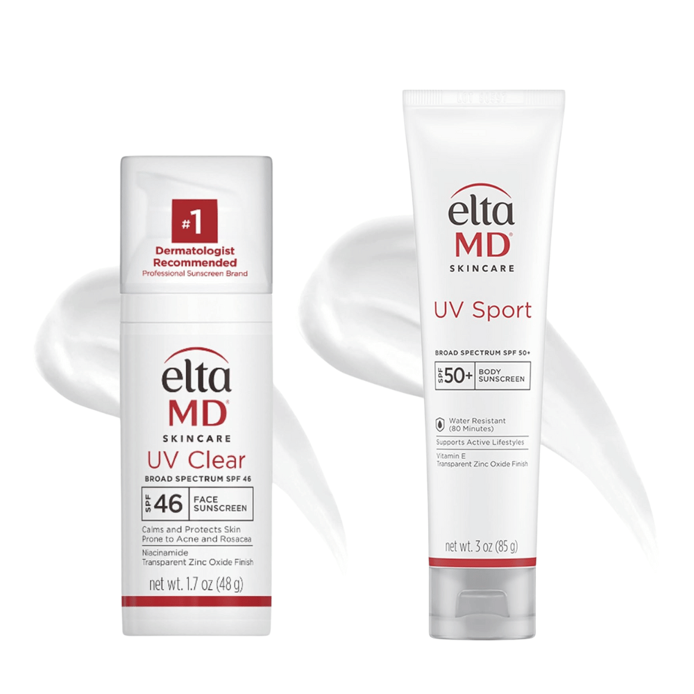 EltaMD UV Sport + UV Clear Untinted Duo ($104 Value)